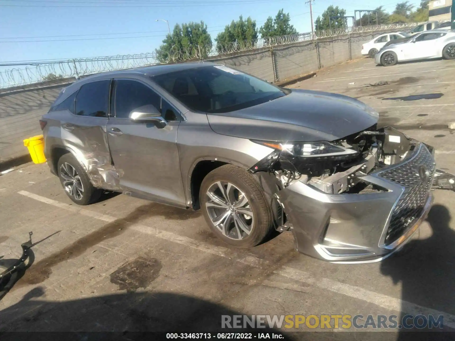 1 Photograph of a damaged car 2T2HGMDA2NC074246 LEXUS RX 2022