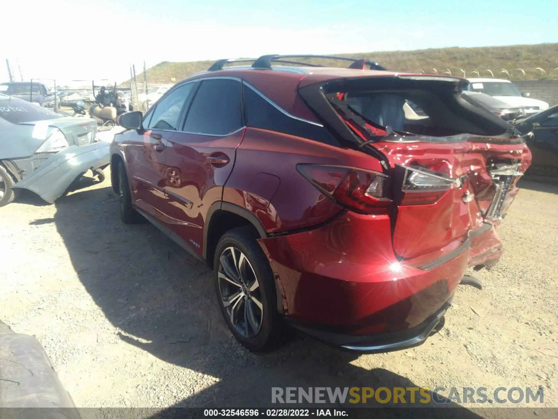 3 Photograph of a damaged car 2T2HGMDA2NC079608 LEXUS RX 2022