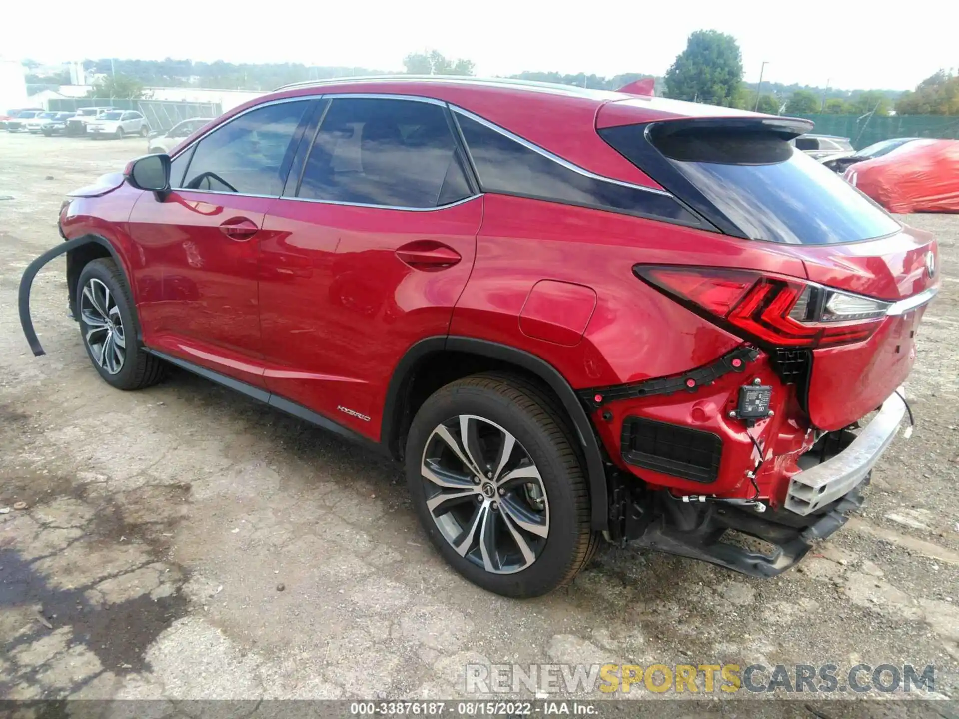 3 Photograph of a damaged car 2T2HGMDA6NC073553 LEXUS RX 2022