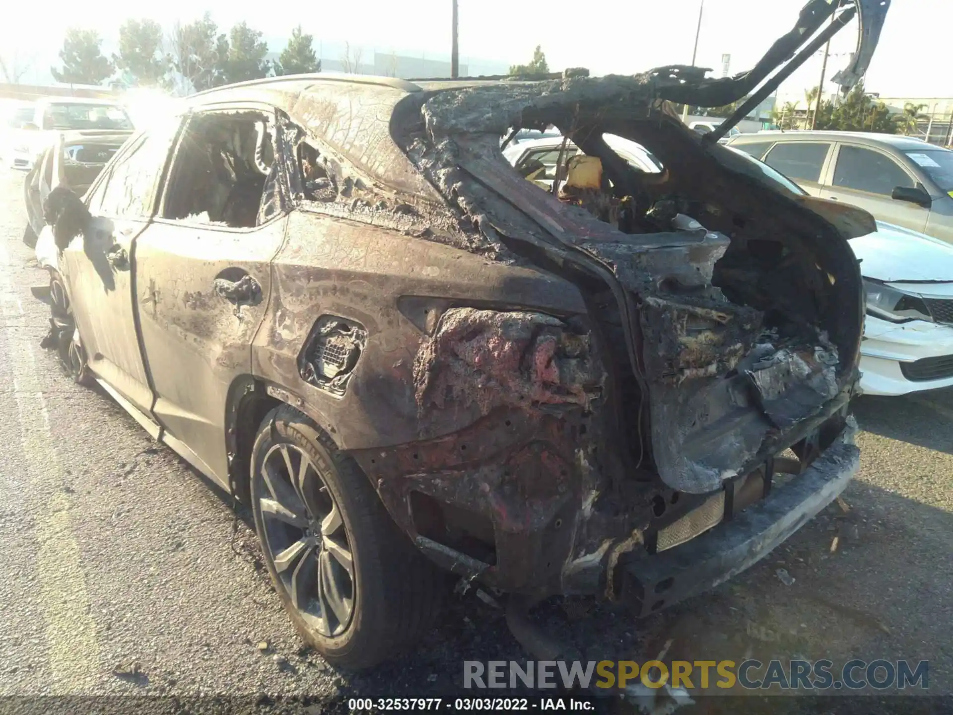 3 Photograph of a damaged car 2T2HZMAA0NC228029 LEXUS RX 2022