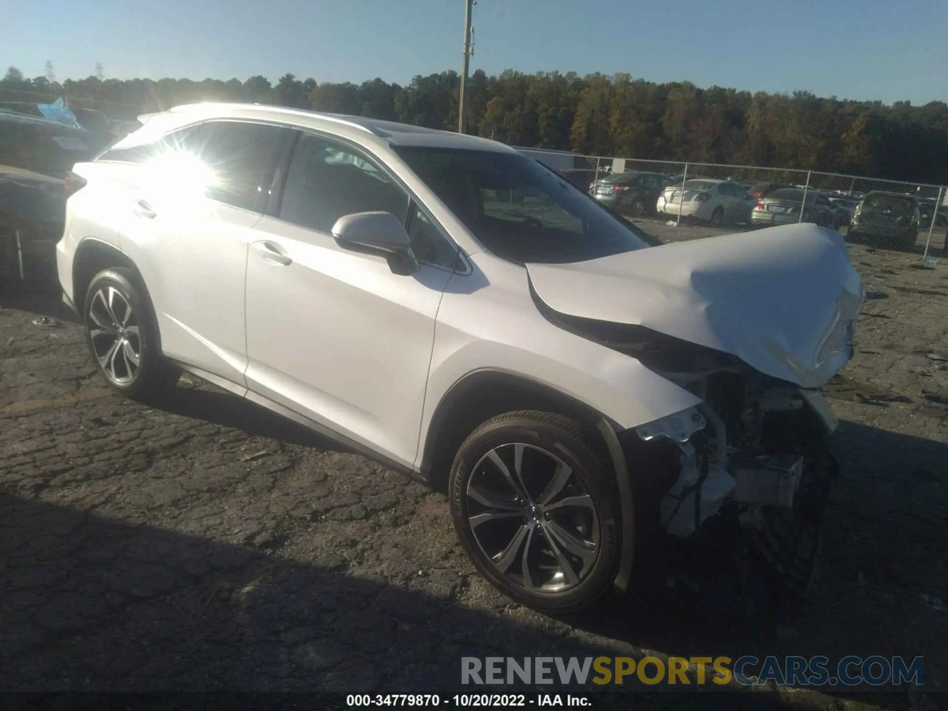 1 Photograph of a damaged car 2T2HZMAA0NC231237 LEXUS RX 2022