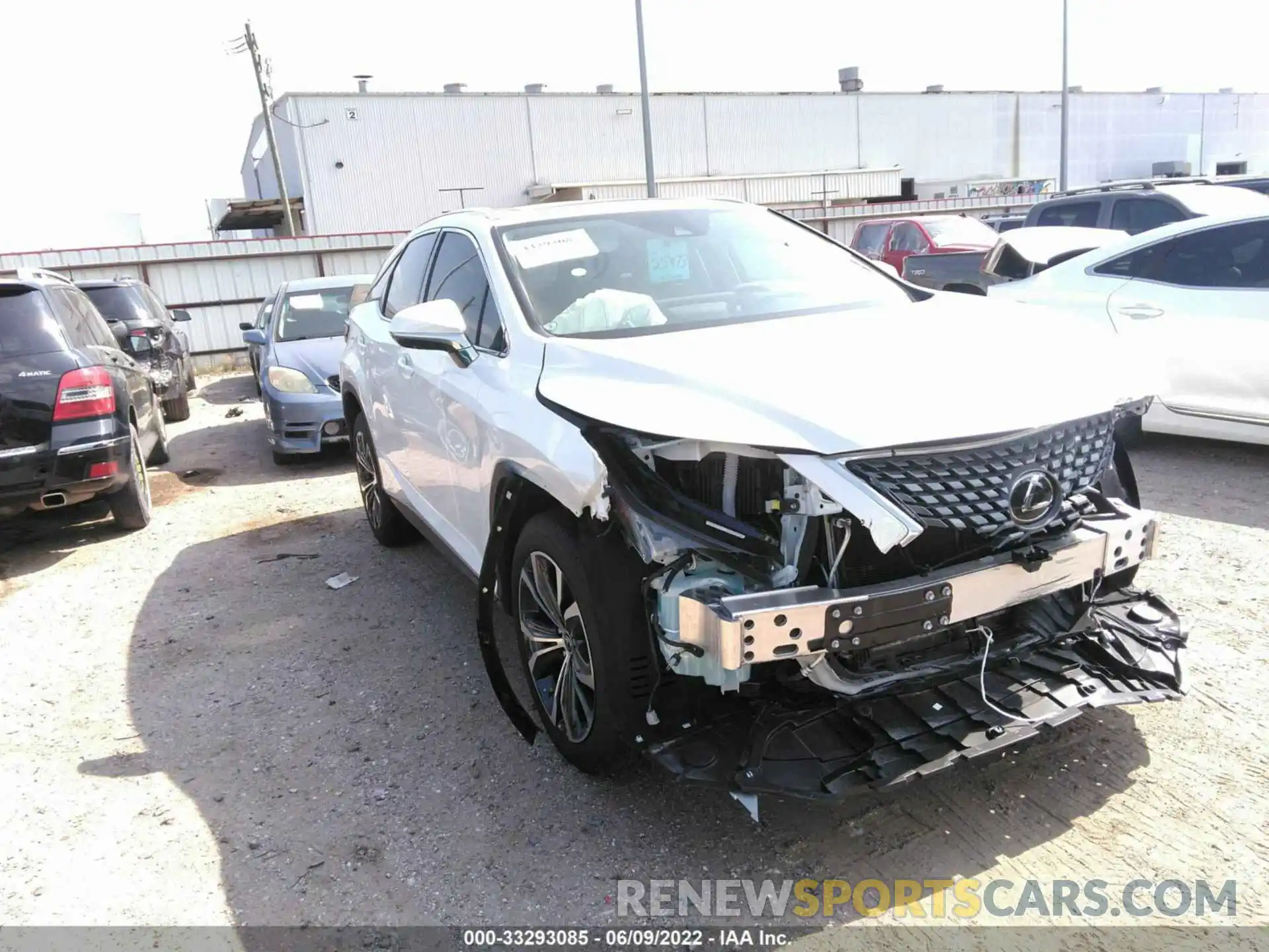 1 Photograph of a damaged car 2T2HZMAA3NC242636 LEXUS RX 2022