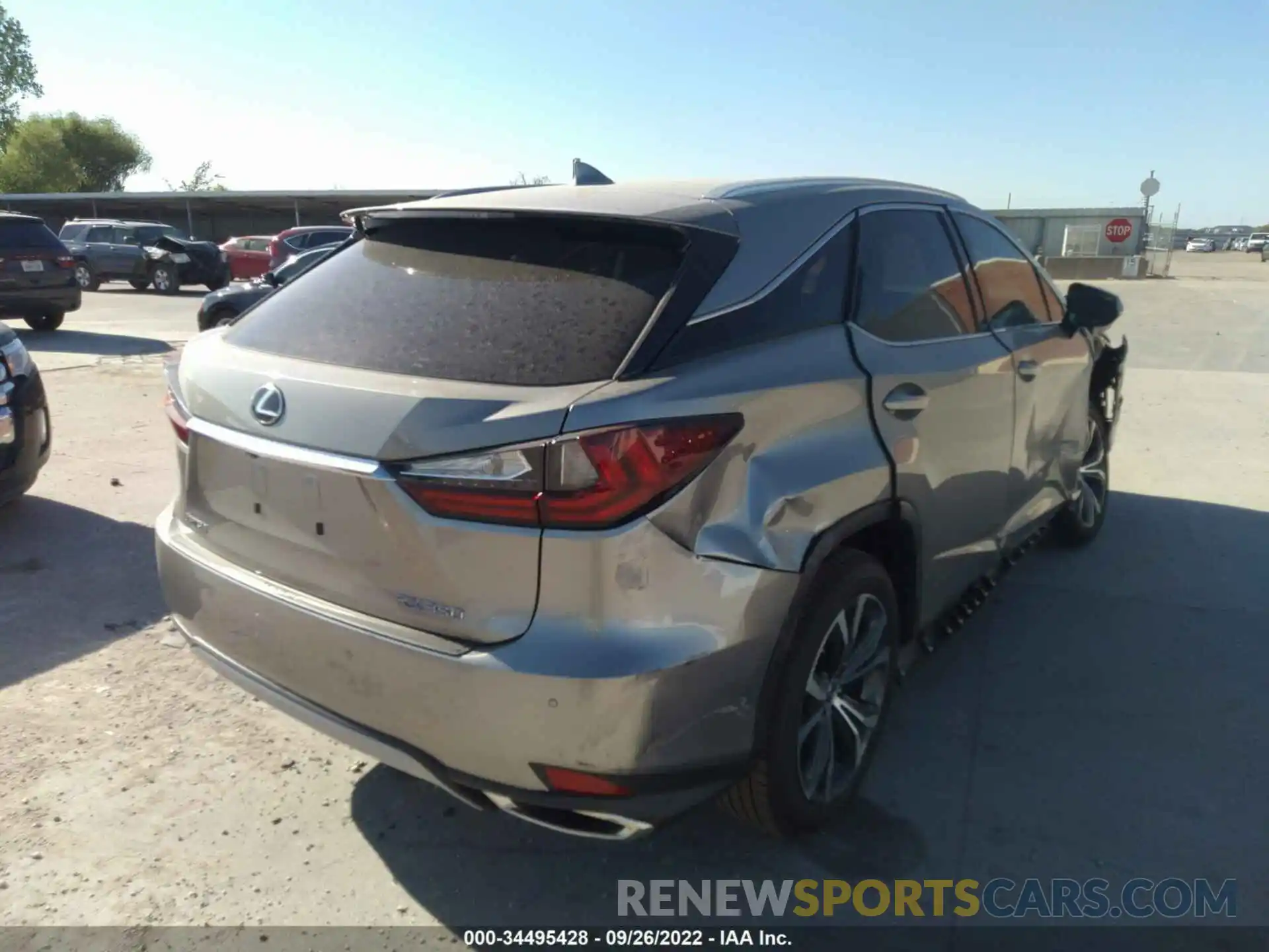 4 Photograph of a damaged car 2T2HZMAA6NC243490 LEXUS RX 2022