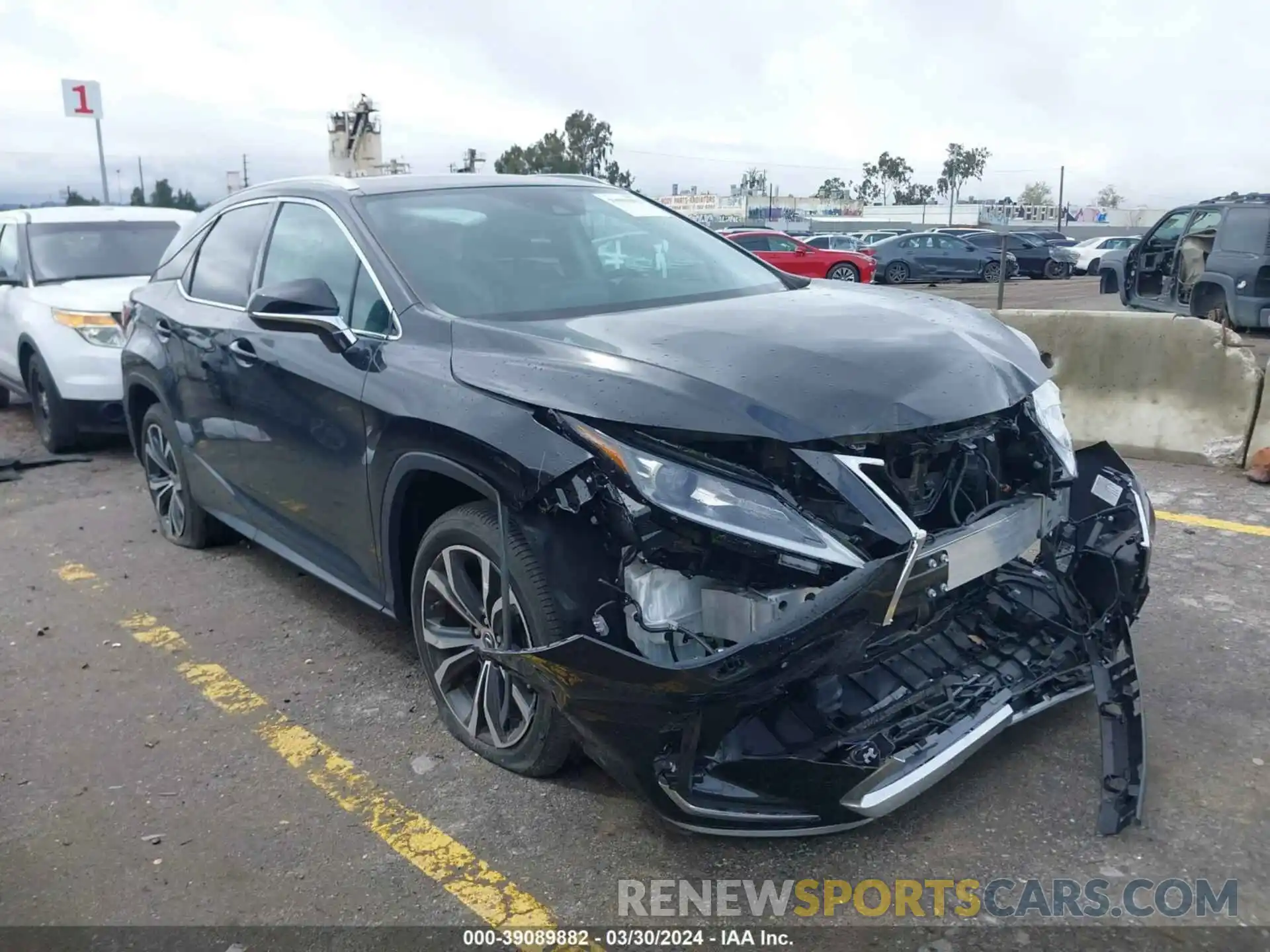 1 Photograph of a damaged car 2T2HZMAA7NC219439 LEXUS RX 2022