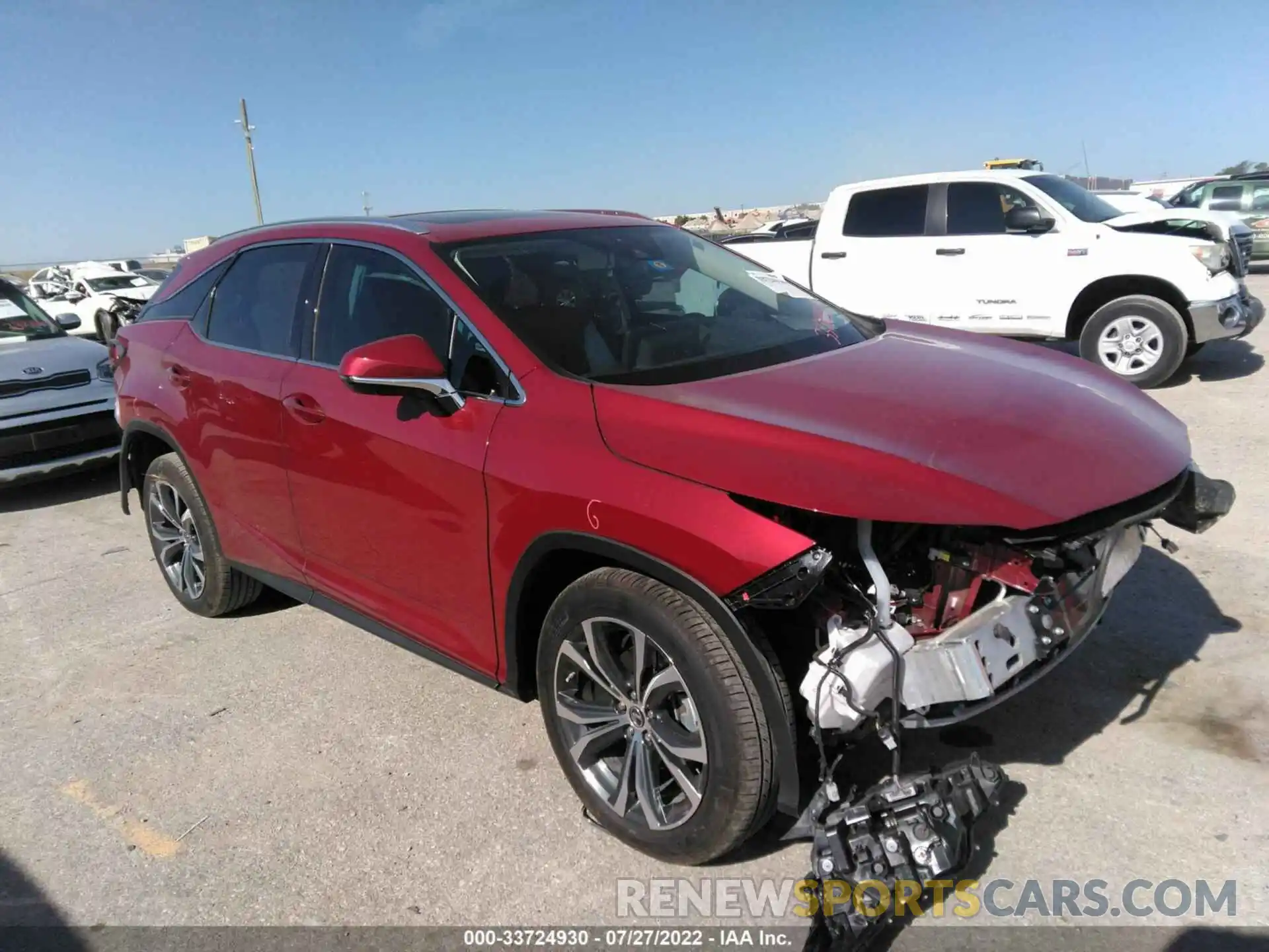 1 Photograph of a damaged car 2T2HZMAA7NC225824 LEXUS RX 2022