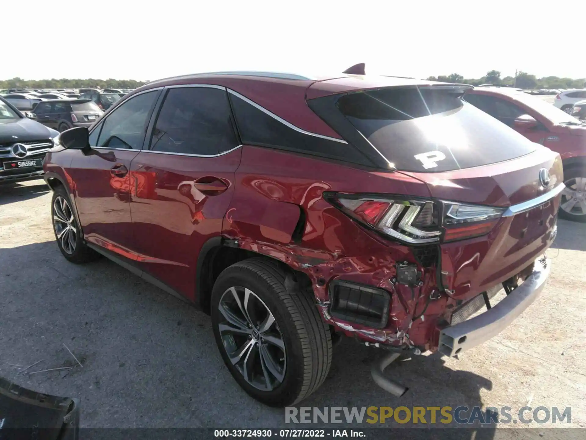 3 Photograph of a damaged car 2T2HZMAA7NC225824 LEXUS RX 2022