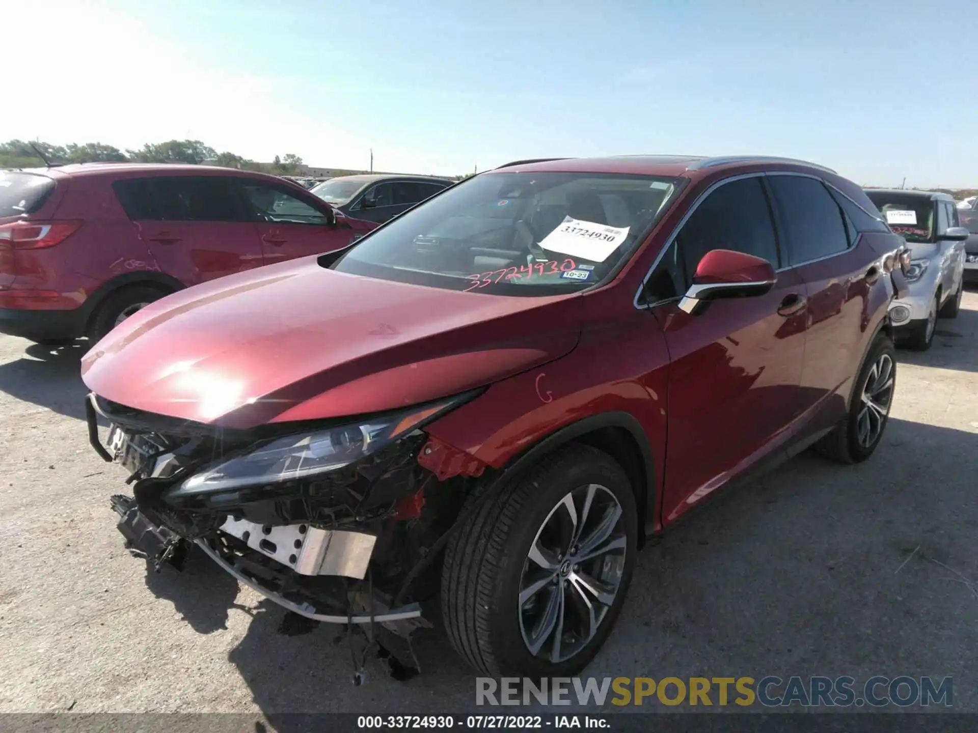 6 Photograph of a damaged car 2T2HZMAA7NC225824 LEXUS RX 2022