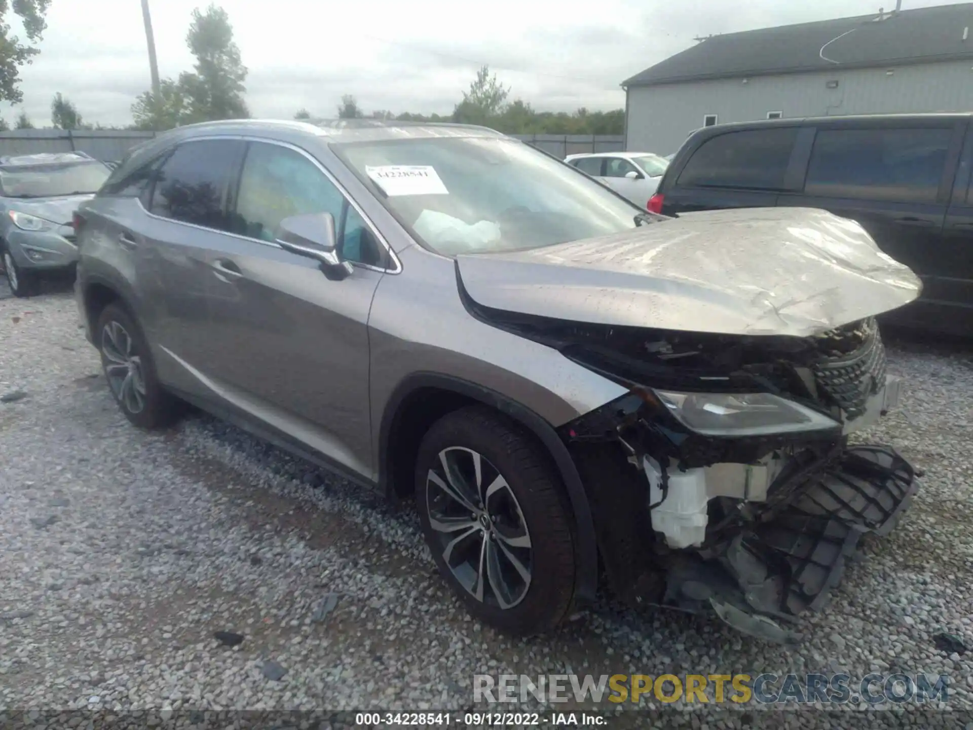 1 Photograph of a damaged car 2T2HZMDA3NC328749 LEXUS RX 2022