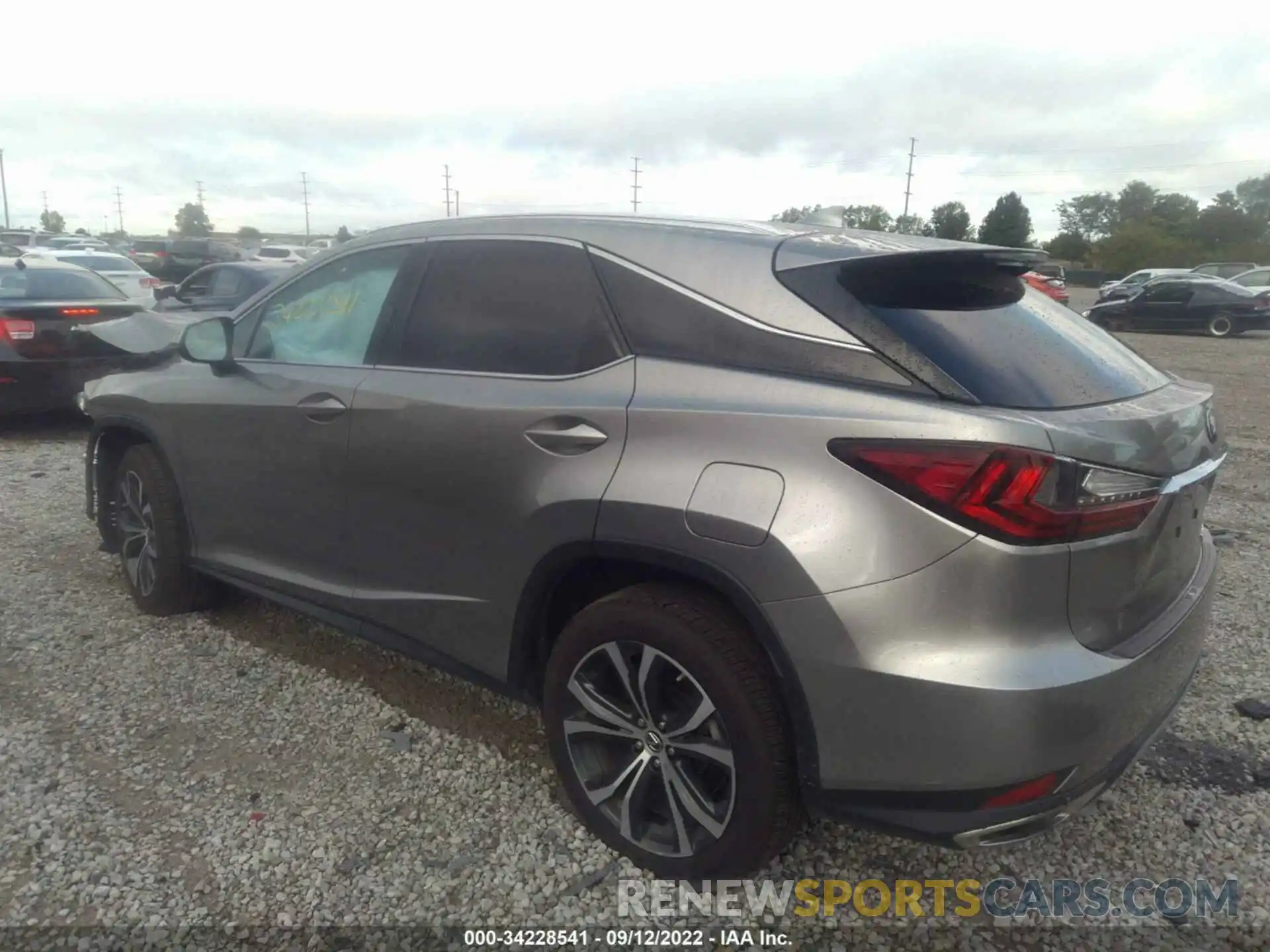 3 Photograph of a damaged car 2T2HZMDA3NC328749 LEXUS RX 2022