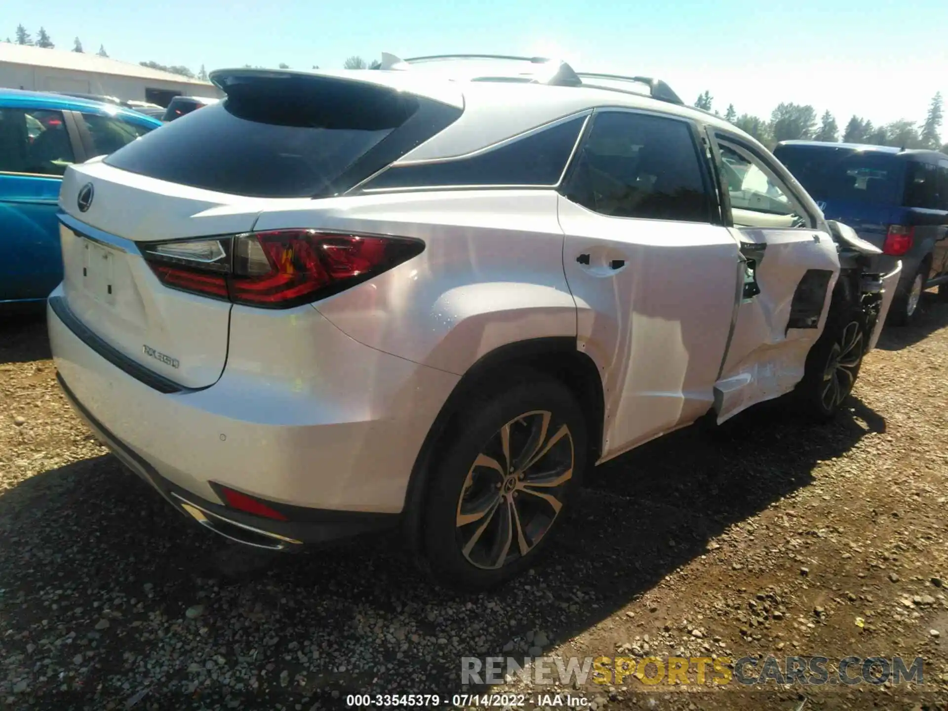 4 Photograph of a damaged car 2T2HZMDA5NC314478 LEXUS RX 2022