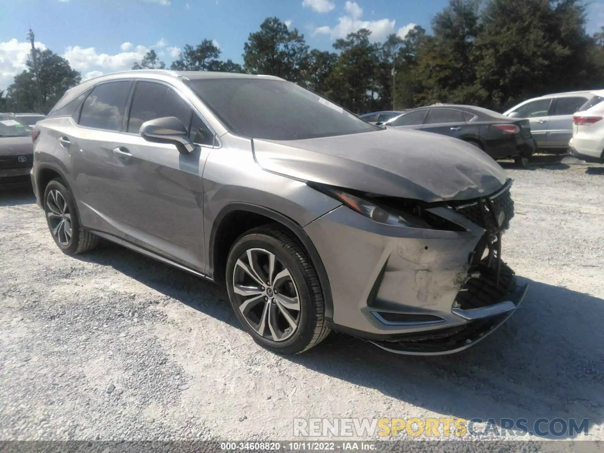 1 Photograph of a damaged car 2T2HZMDA5NC317431 LEXUS RX 2022