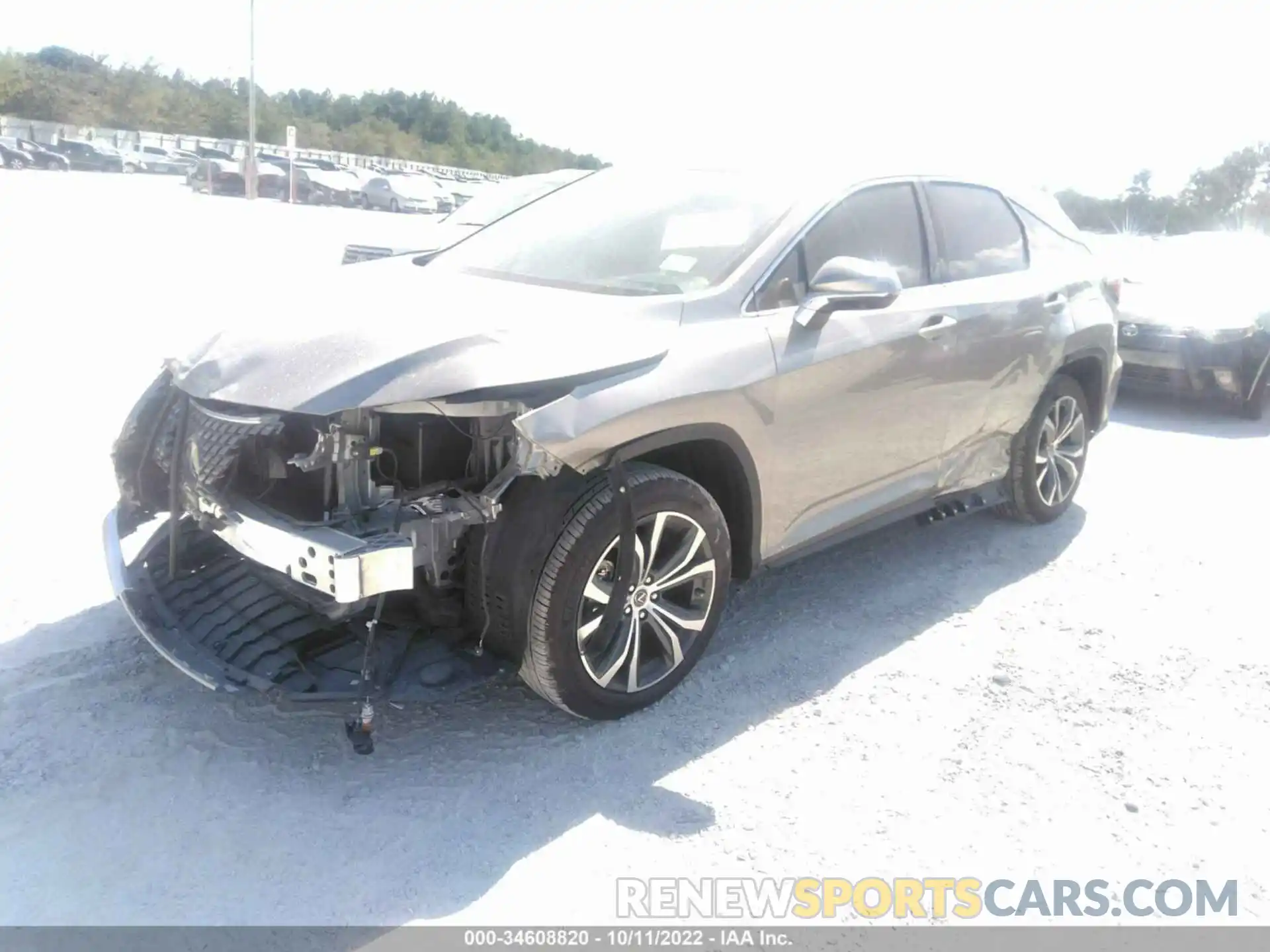 2 Photograph of a damaged car 2T2HZMDA5NC317431 LEXUS RX 2022