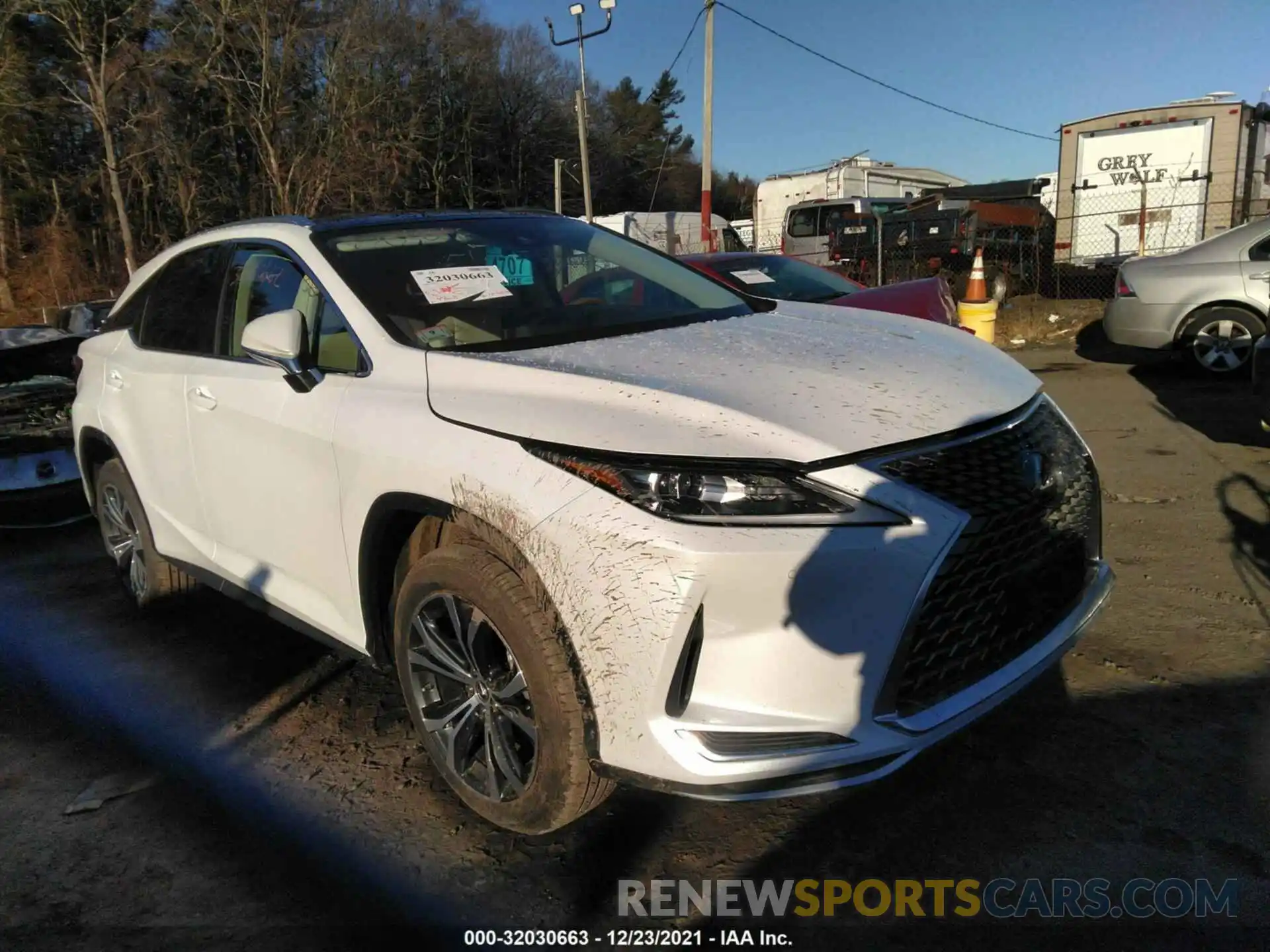 1 Photograph of a damaged car 2T2HZMDA7NC308844 LEXUS RX 2022