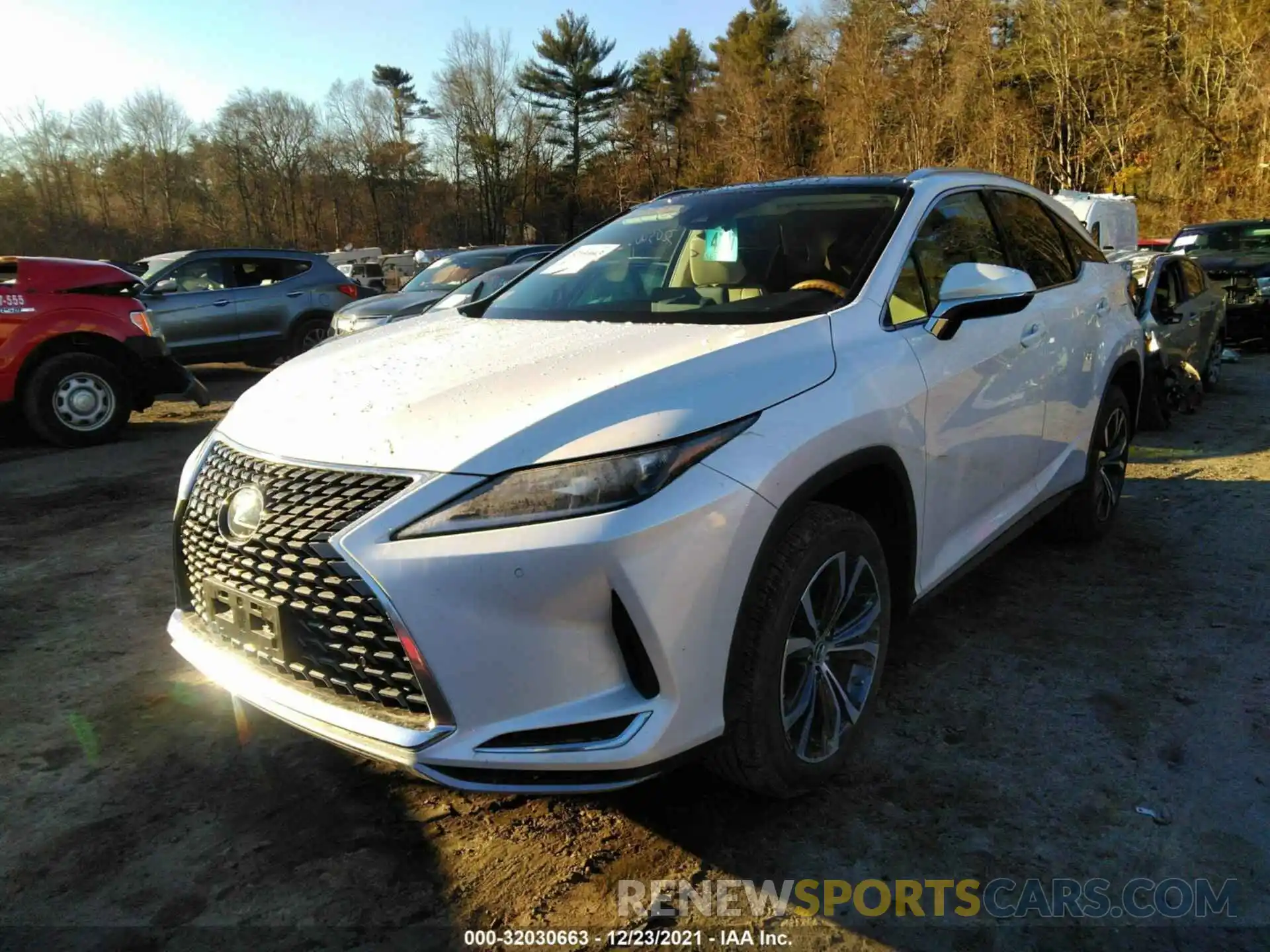 2 Photograph of a damaged car 2T2HZMDA7NC308844 LEXUS RX 2022