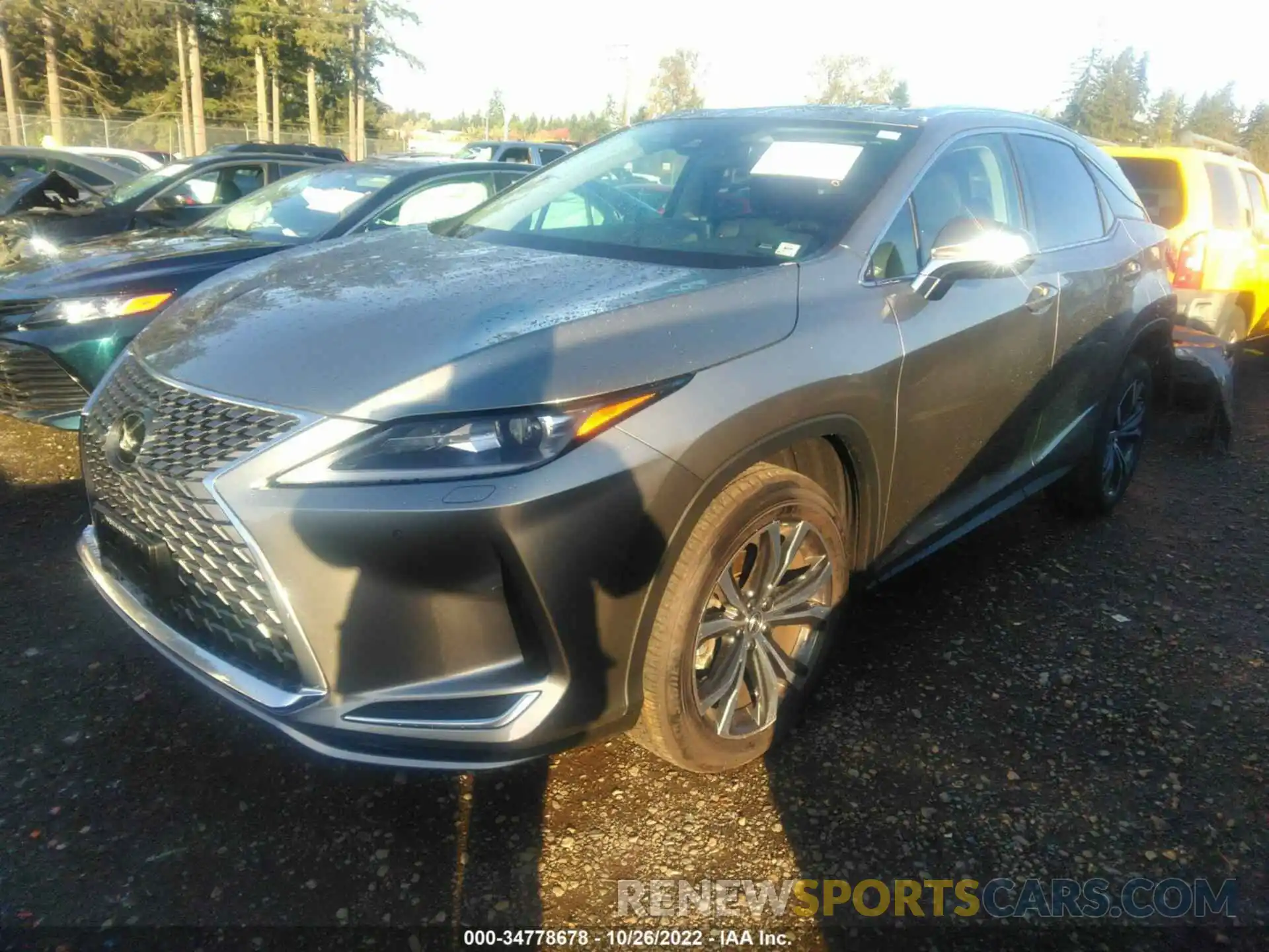 2 Photograph of a damaged car 2T2HZMDA7NC341200 LEXUS RX 2022