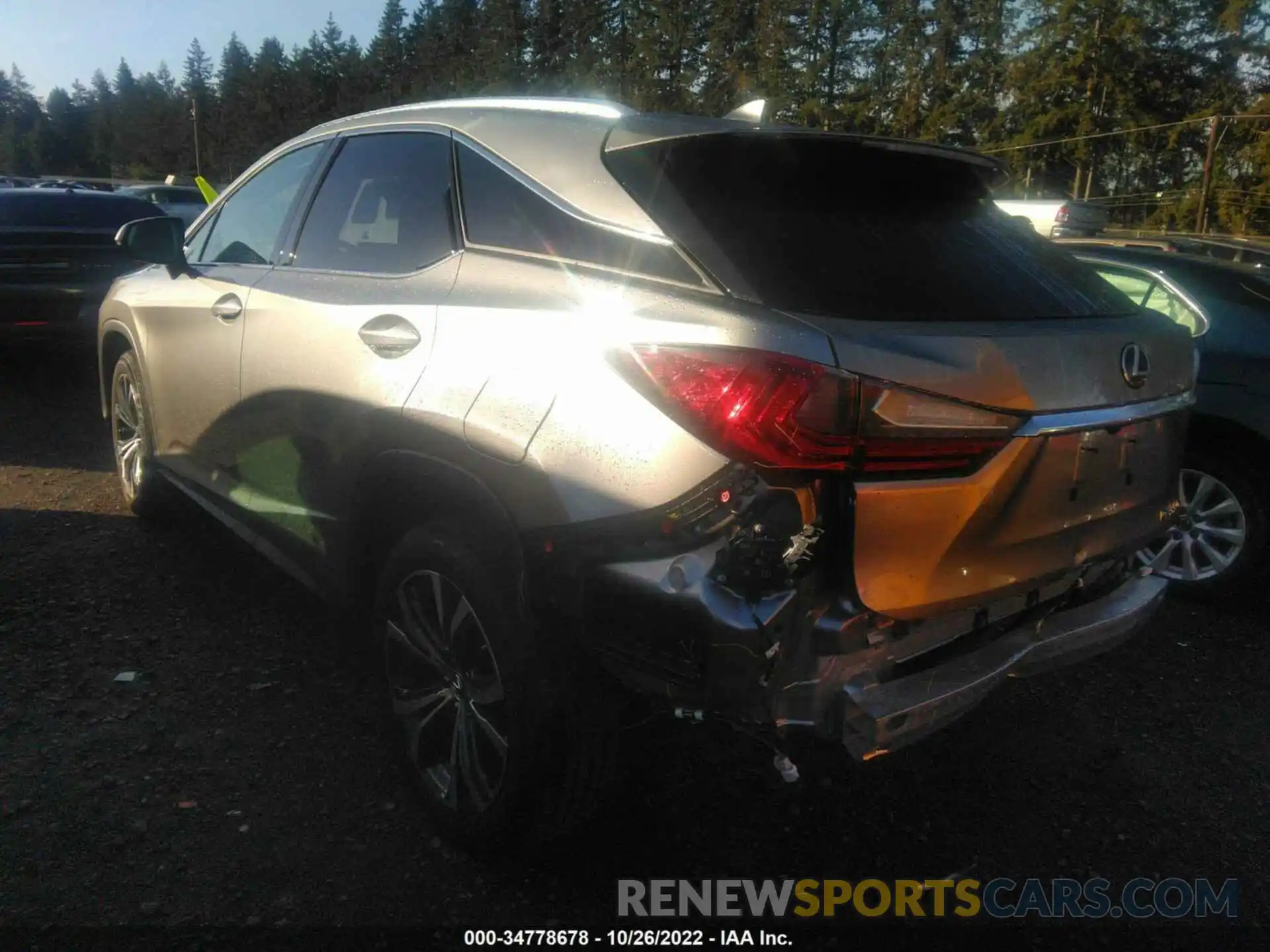 3 Photograph of a damaged car 2T2HZMDA7NC341200 LEXUS RX 2022