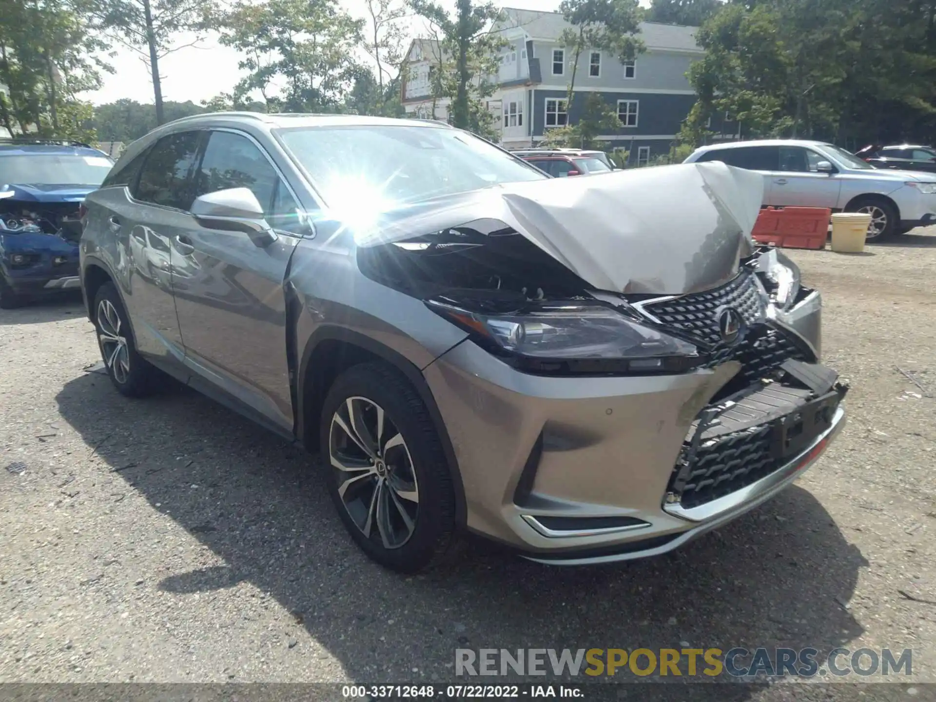 1 Photograph of a damaged car 2T2HZMDA9NC337469 LEXUS RX 2022