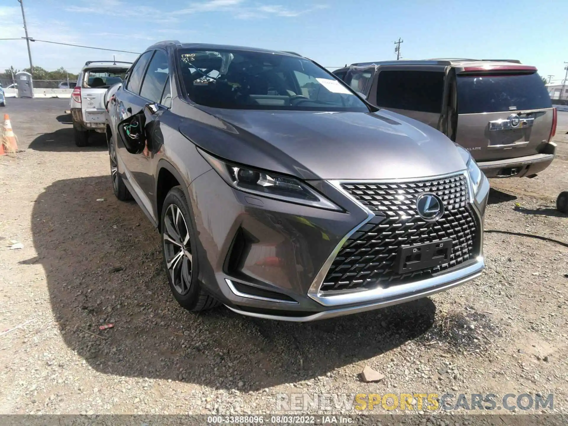 1 Photograph of a damaged car 2T2HZMDA9NC340498 LEXUS RX 2022