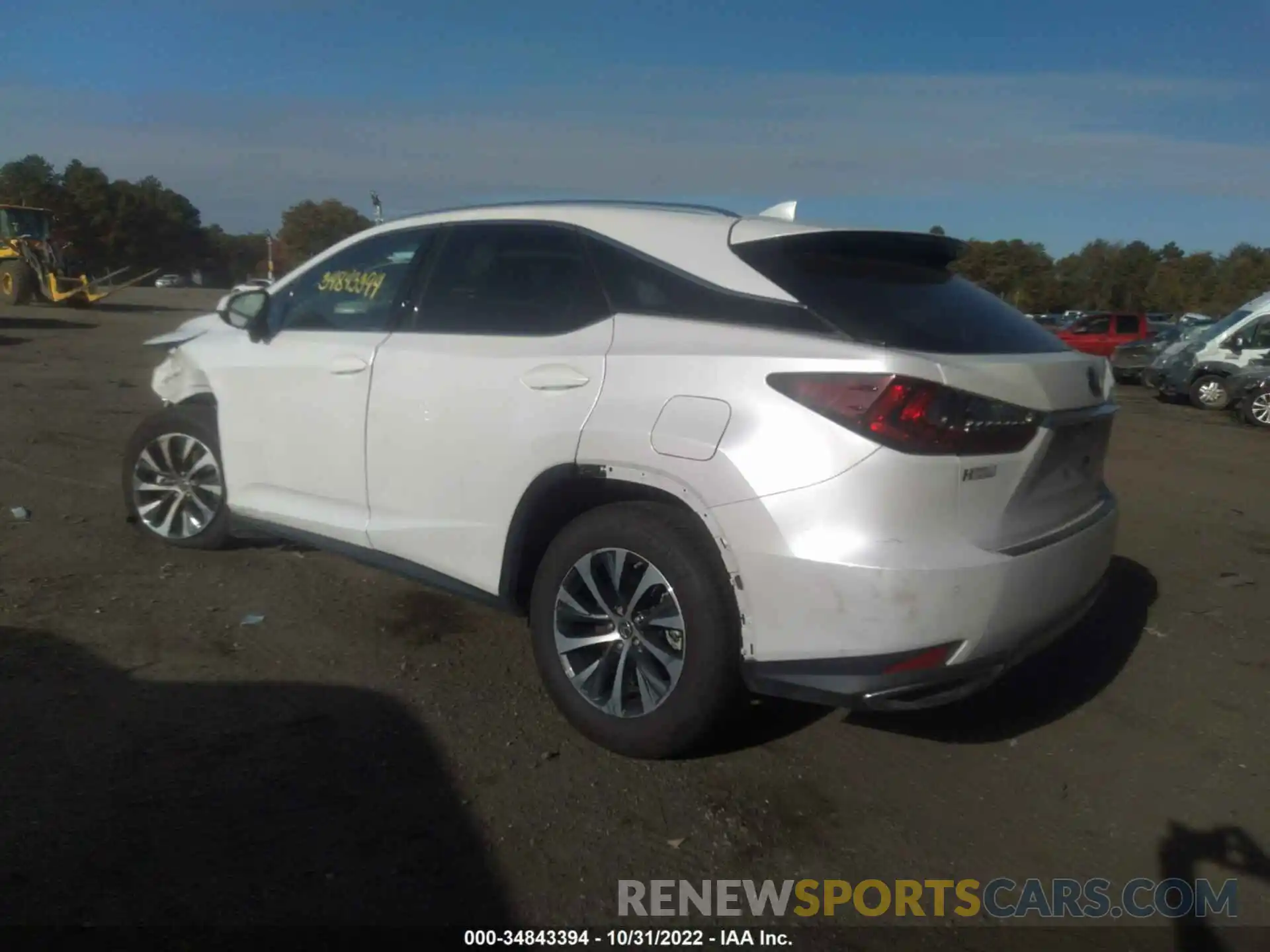 3 Photograph of a damaged car 2T2HZMDAXNC348738 LEXUS RX 2022