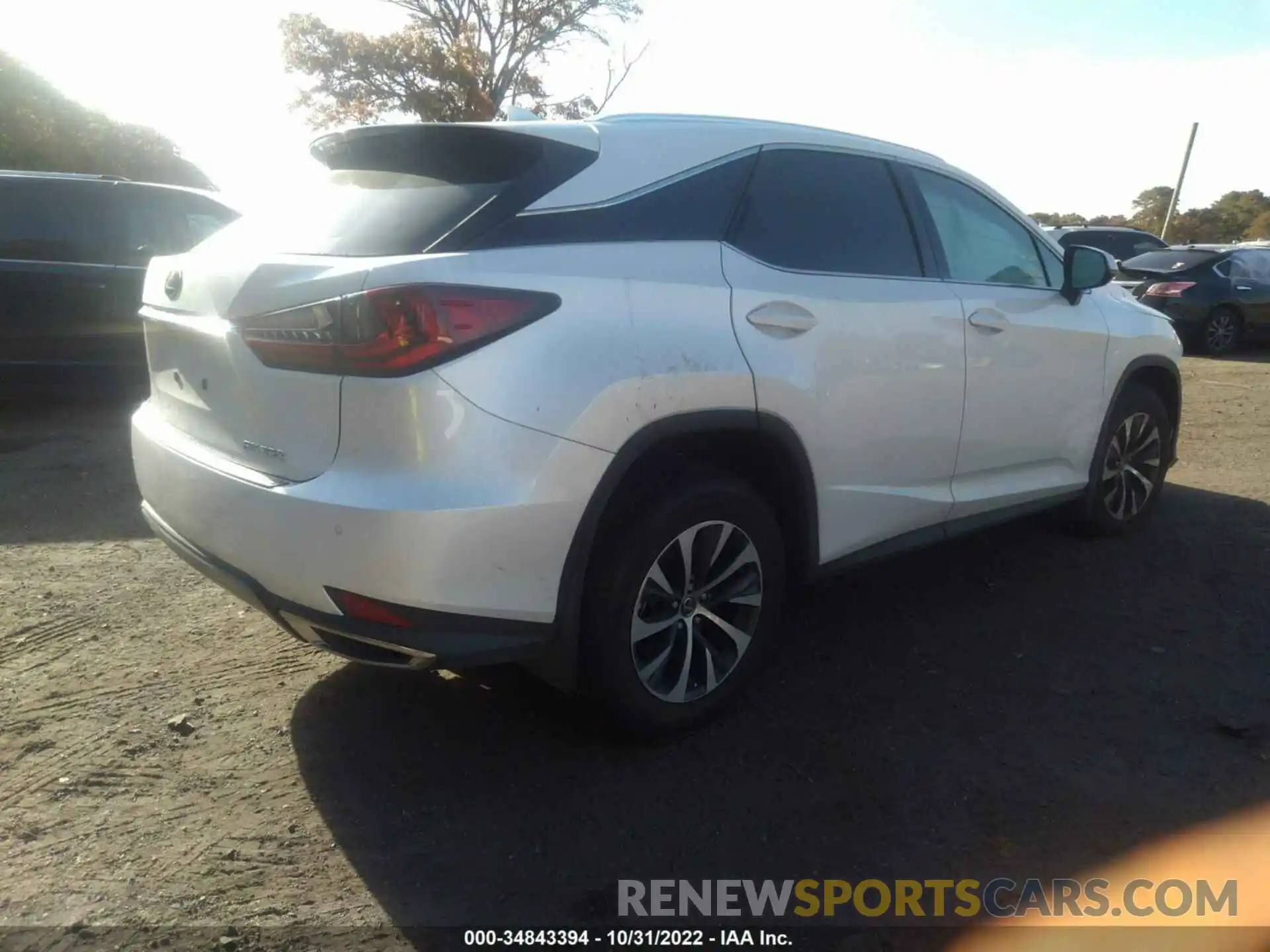 4 Photograph of a damaged car 2T2HZMDAXNC348738 LEXUS RX 2022