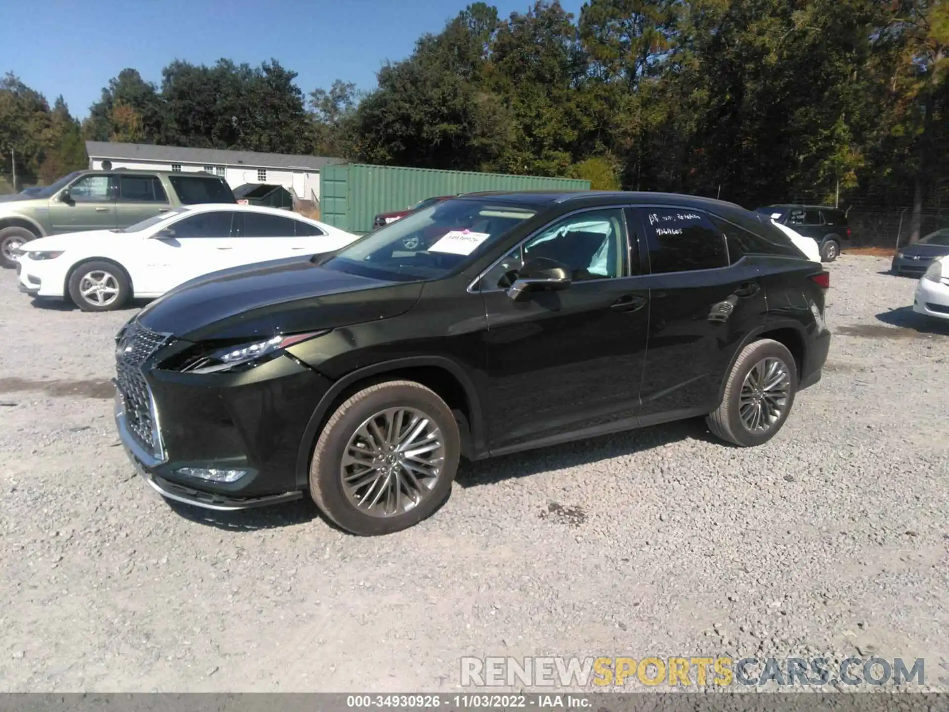 2 Photograph of a damaged car 2T2JZMAA4NC223207 LEXUS RX 2022