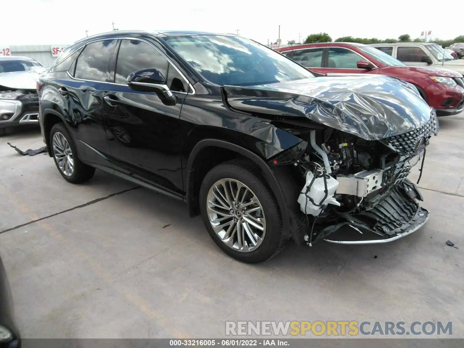 1 Photograph of a damaged car 2T2JZMDA7NC339402 LEXUS RX 2022