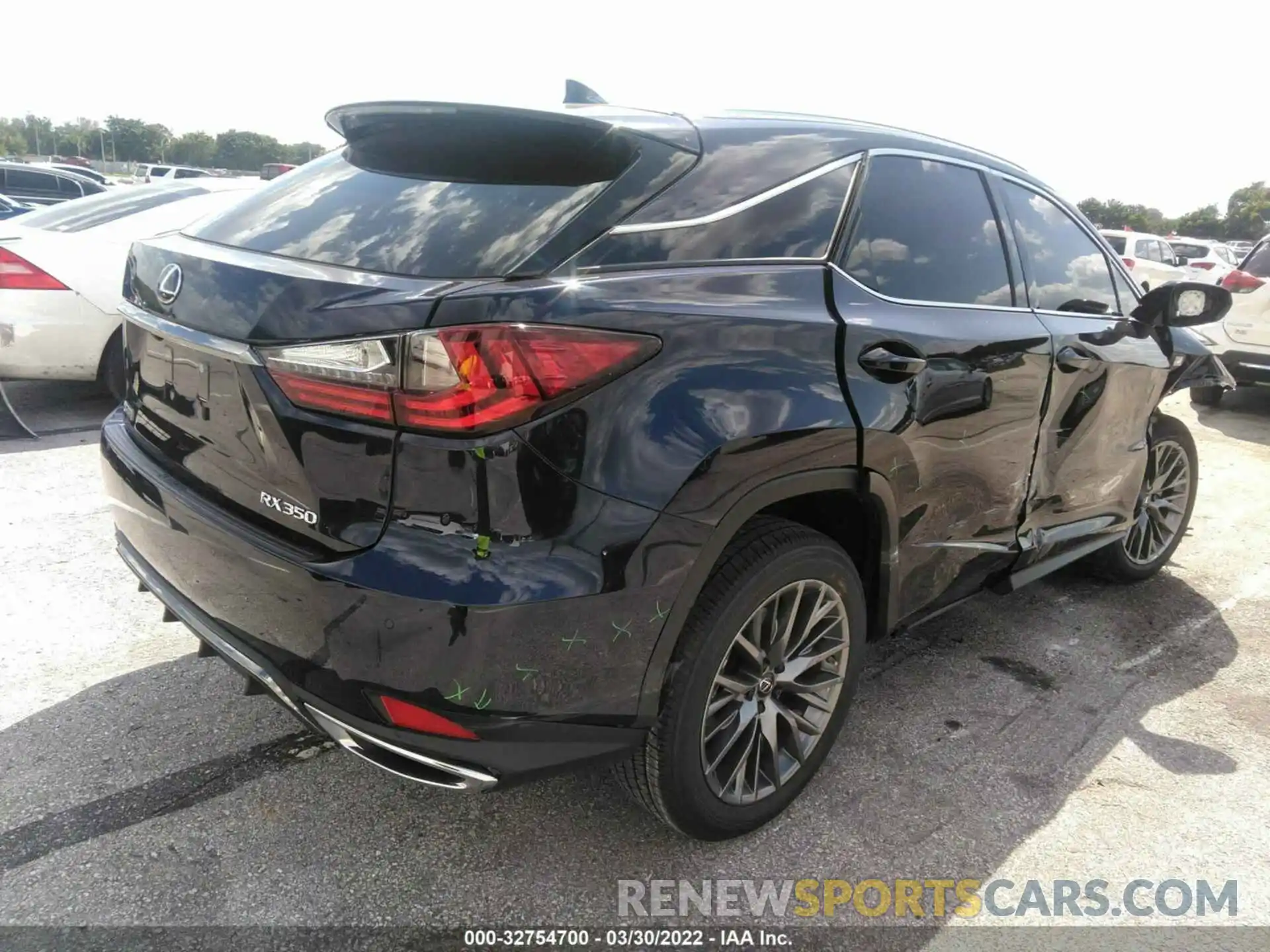 4 Photograph of a damaged car 2T2SZMAAXNC234362 LEXUS RX 2022