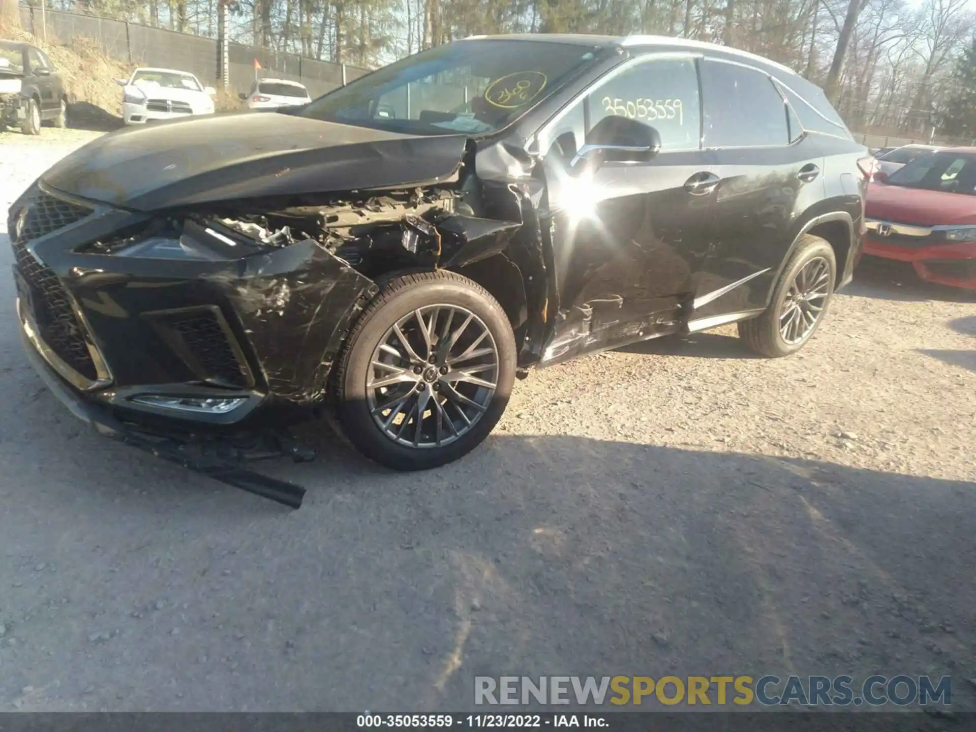 2 Photograph of a damaged car 2T2SZMDA2NC321474 LEXUS RX 2022