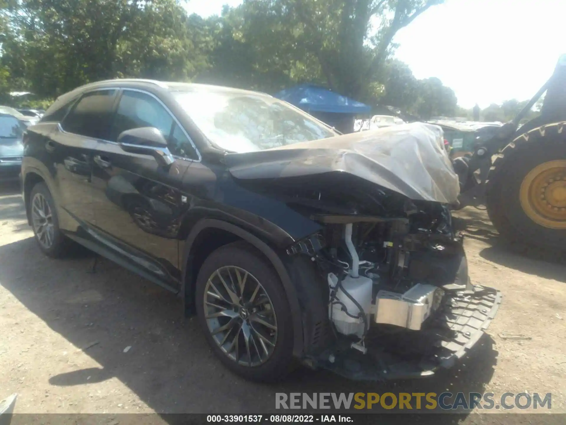 1 Photograph of a damaged car 2T2YZMDA0NC331589 LEXUS RX 2022