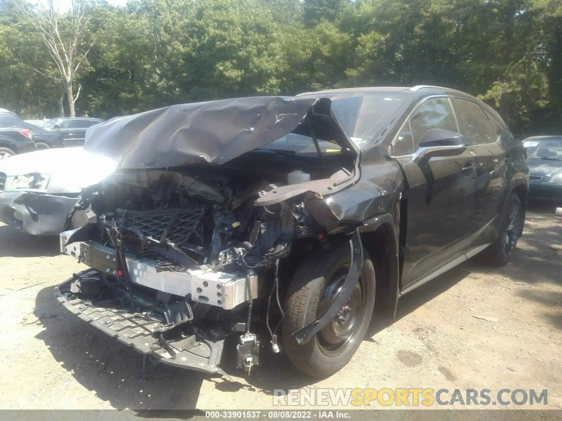 2 Photograph of a damaged car 2T2YZMDA0NC331589 LEXUS RX 2022