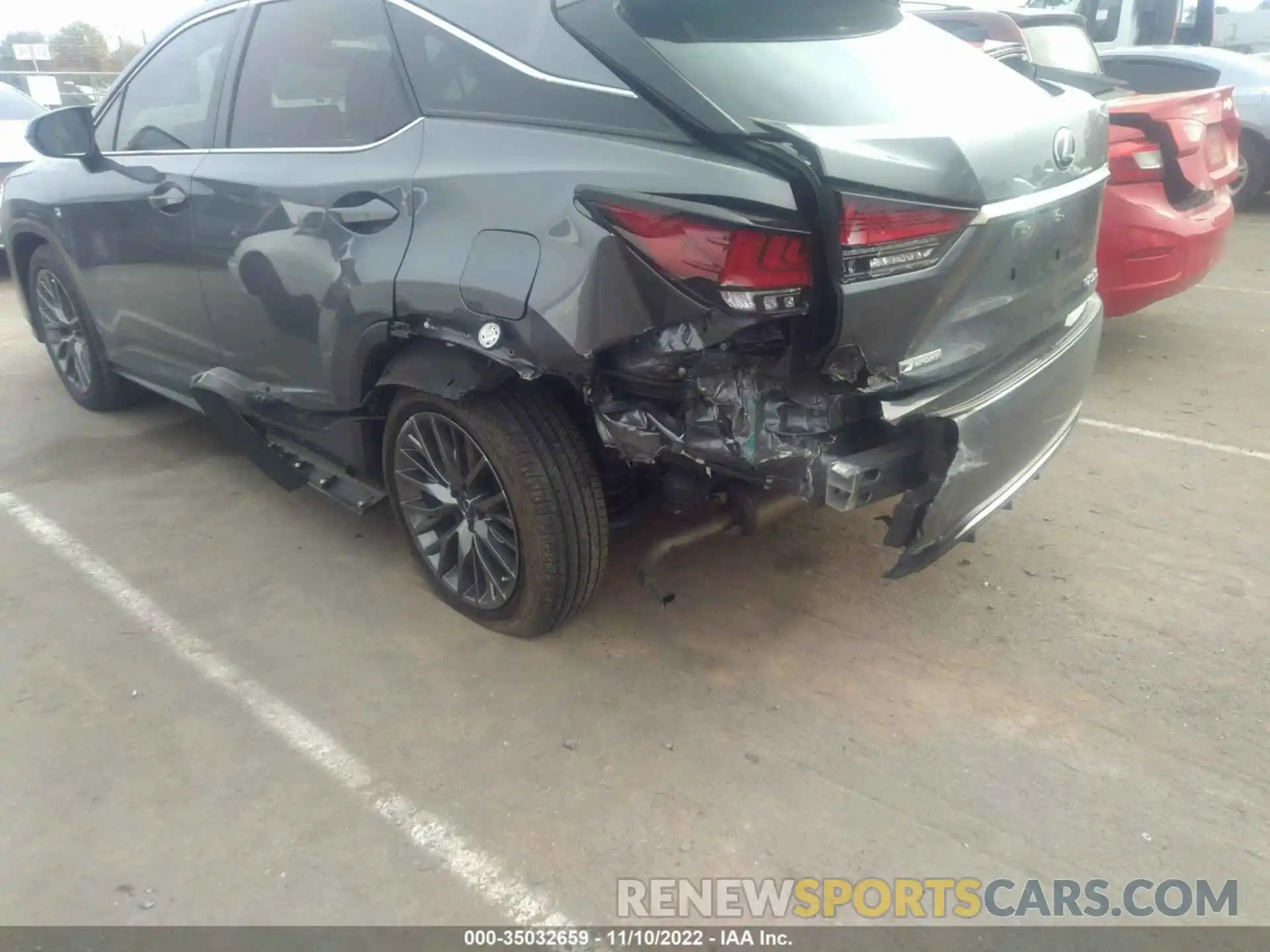 6 Photograph of a damaged car 2T2YZMDA3NC321736 LEXUS RX 2022