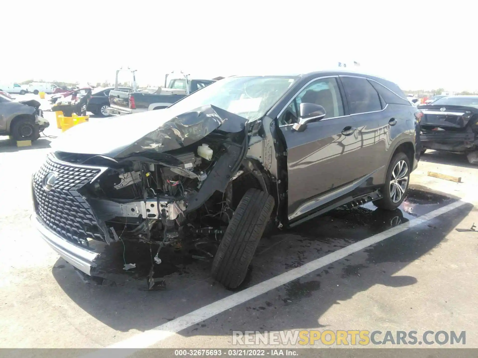 2 Photograph of a damaged car JTJHZKEA0N2023809 LEXUS RX 2022