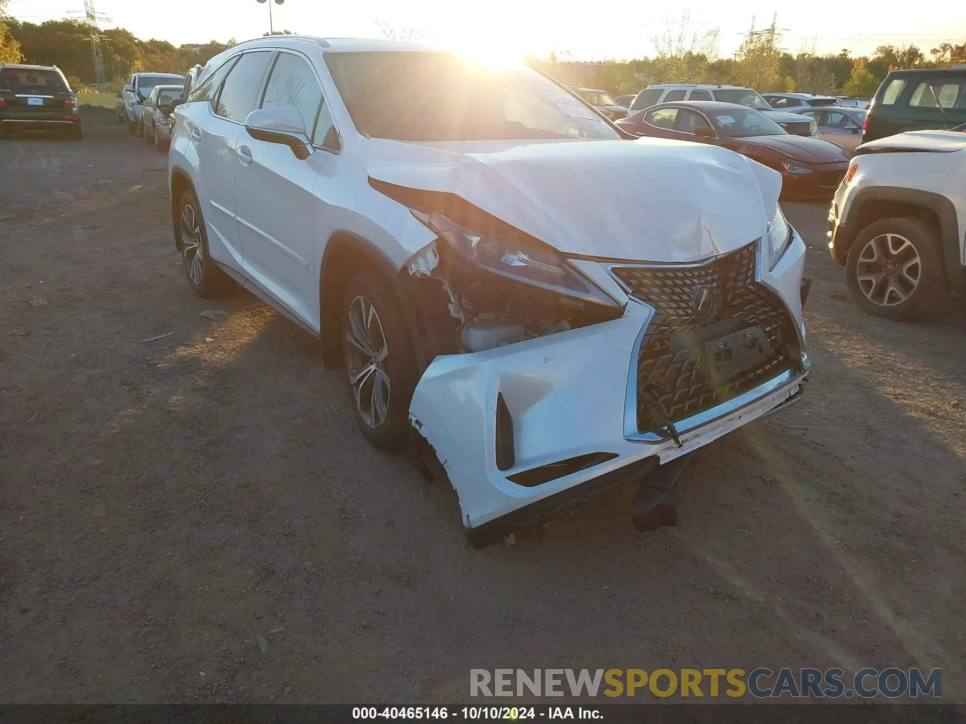 1 Photograph of a damaged car JTJHZKFA7N2040721 LEXUS RX 2022