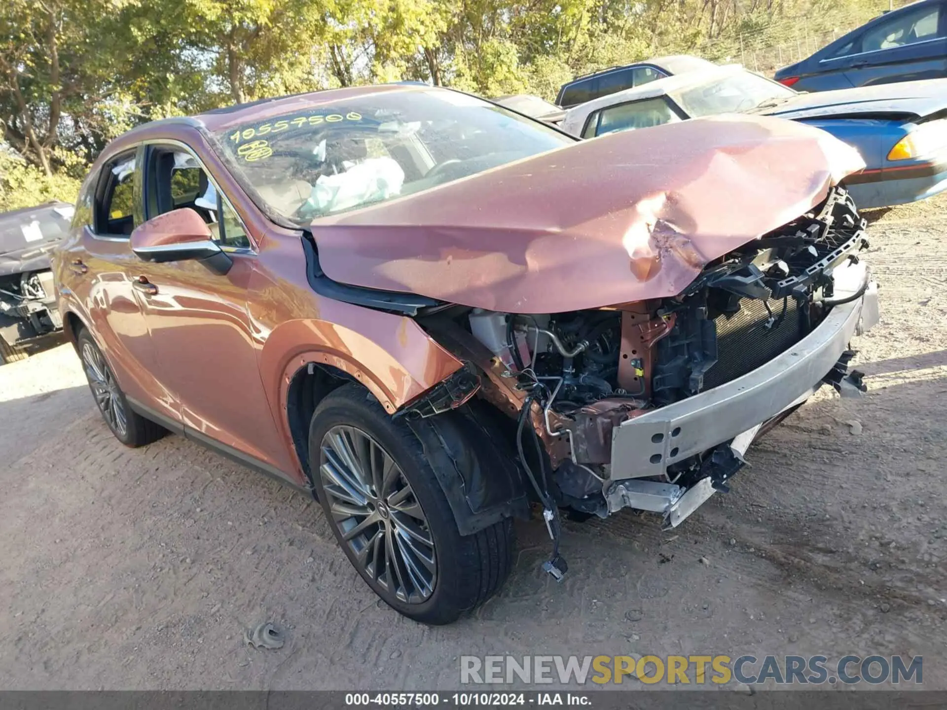 1 Photograph of a damaged car 2T2BAMCA9PC015450 LEXUS RX 2023