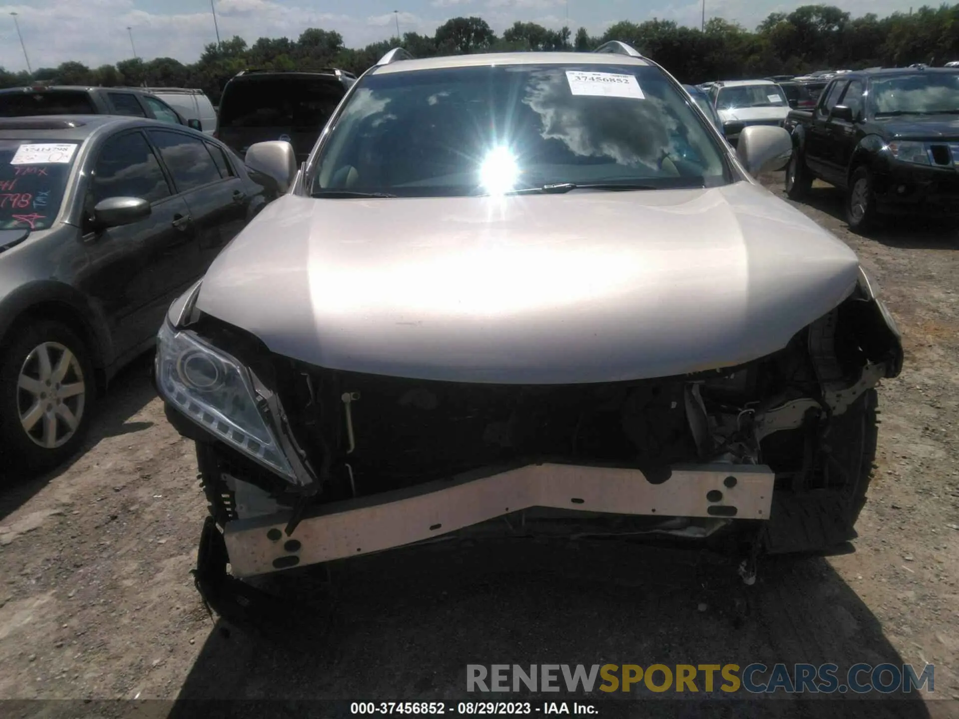 12 Photograph of a damaged car 2T2ZK1BA4FC177187 LEXUS RX 350 2015