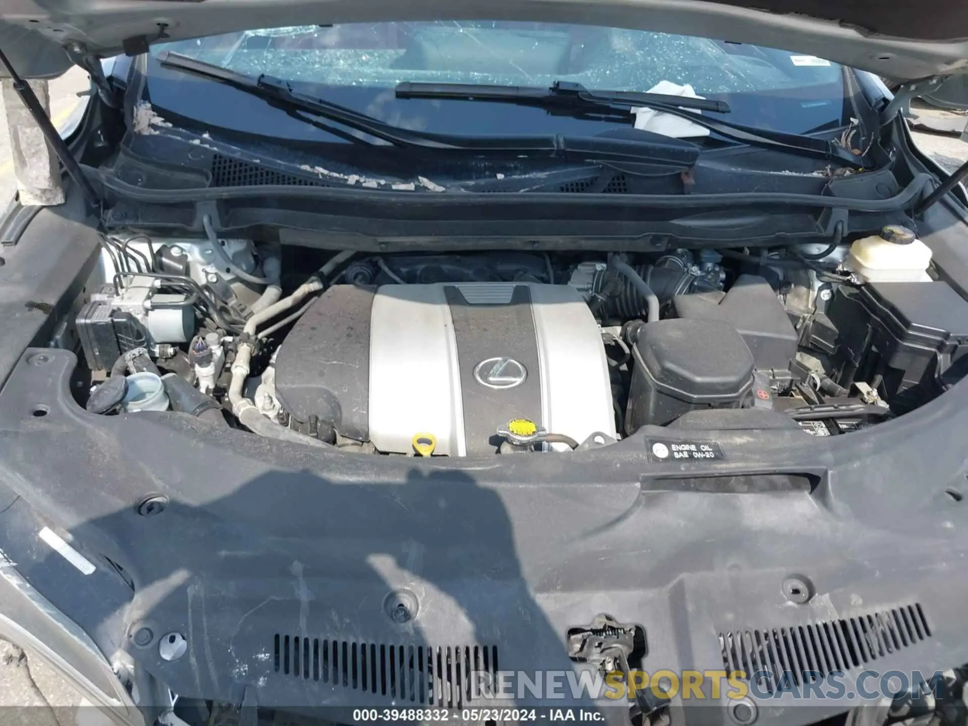 10 Photograph of a damaged car 2T2ZZMCA5HC034683 LEXUS RX 350 2017