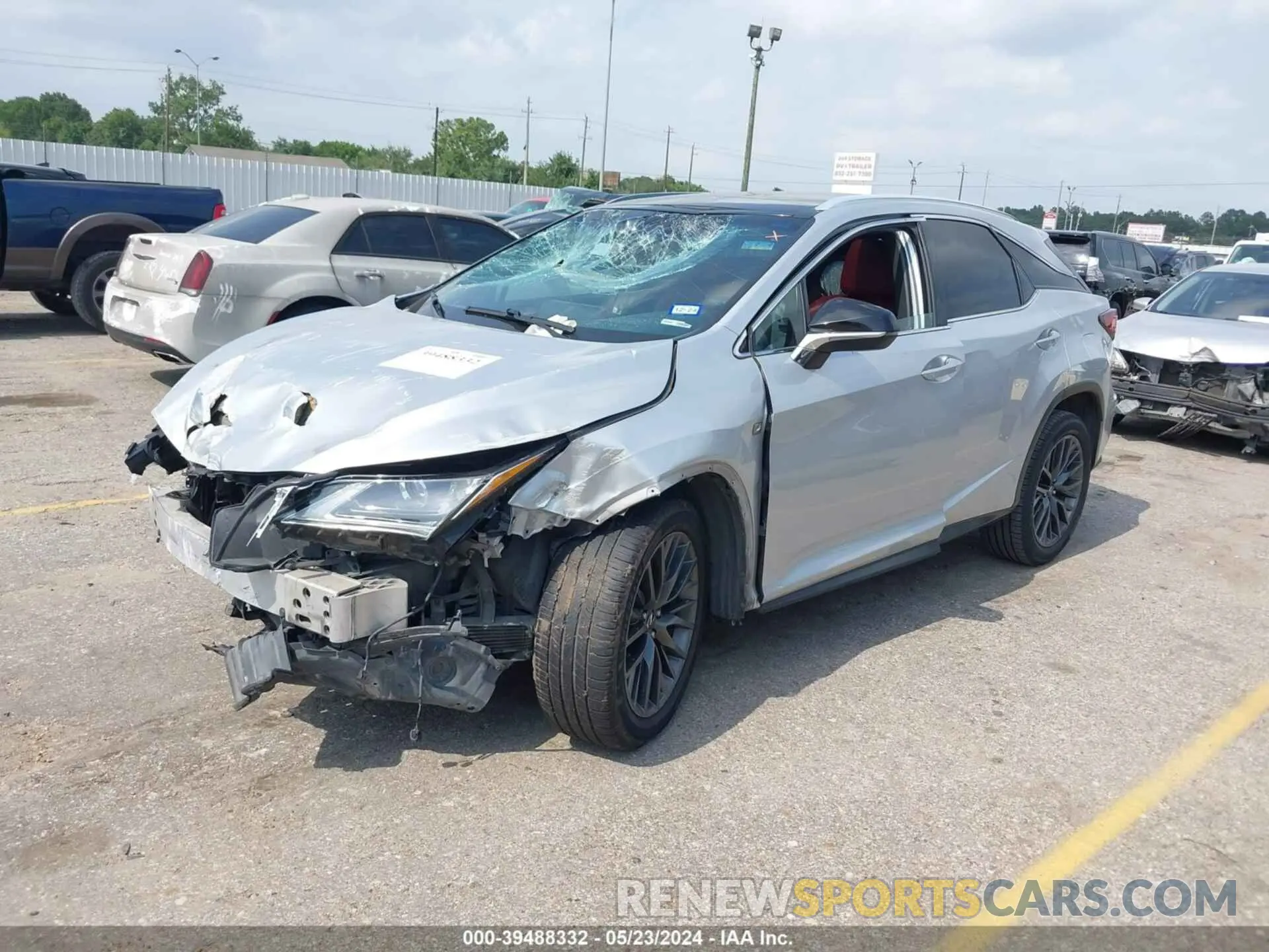 2 Photograph of a damaged car 2T2ZZMCA5HC034683 LEXUS RX 350 2017
