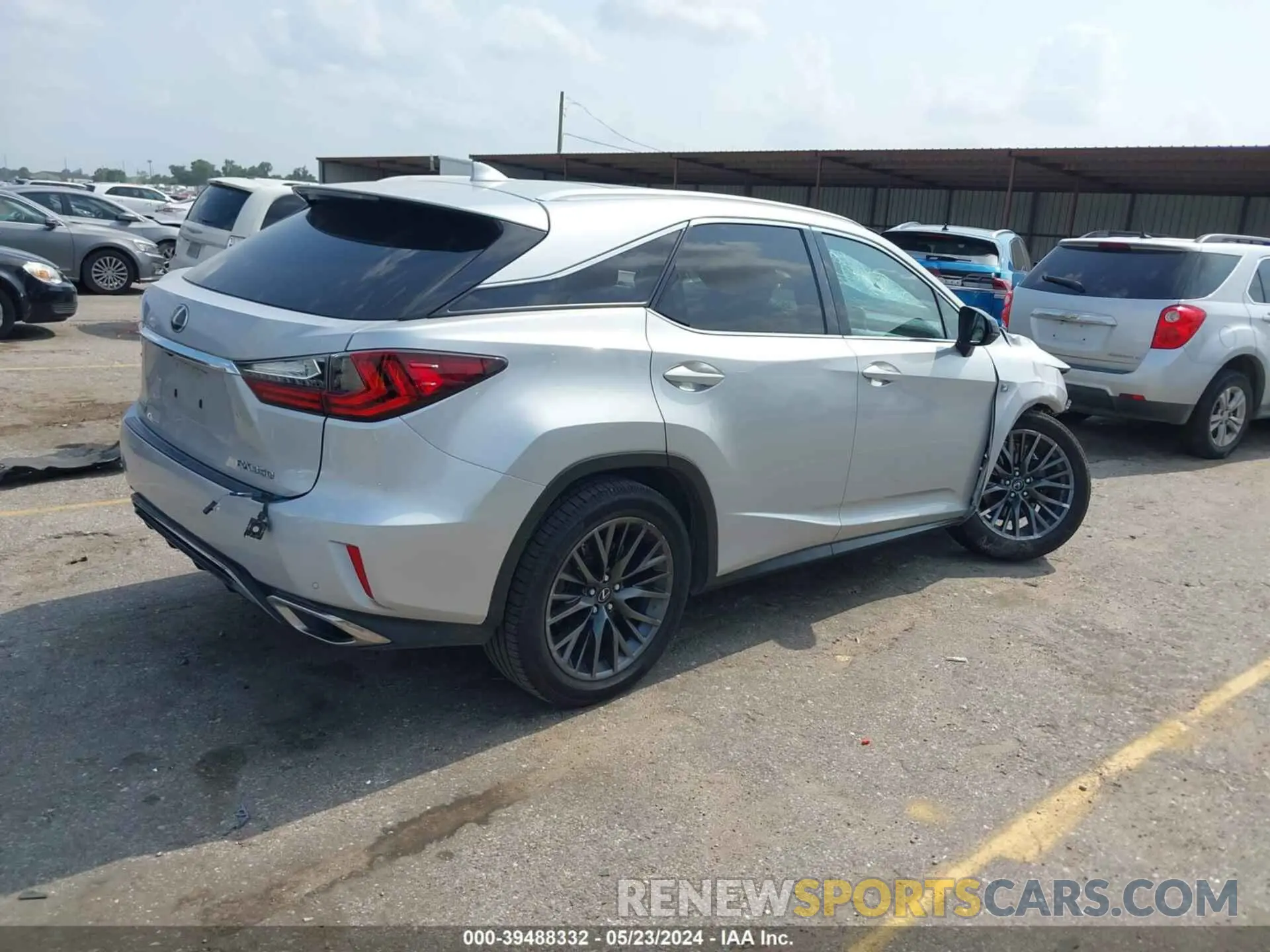 4 Photograph of a damaged car 2T2ZZMCA5HC034683 LEXUS RX 350 2017