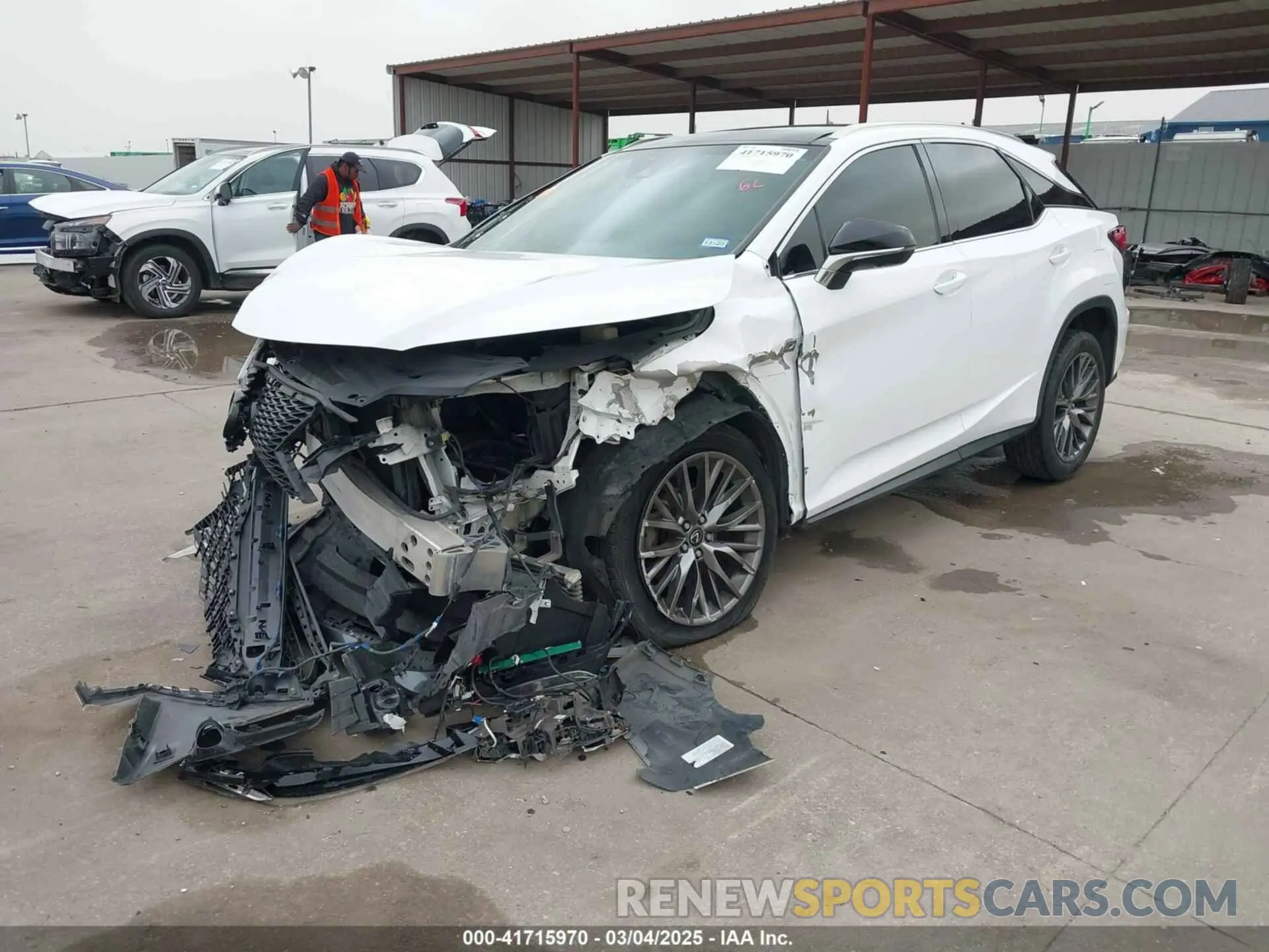 2 Photograph of a damaged car 2T2BZMCA0KC178148 LEXUS RX 350 2019
