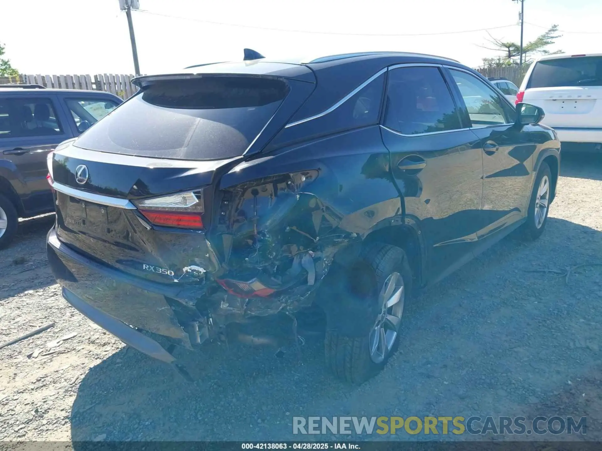 4 Photograph of a damaged car 2T2BZMCA0KC187304 LEXUS RX 350 2019