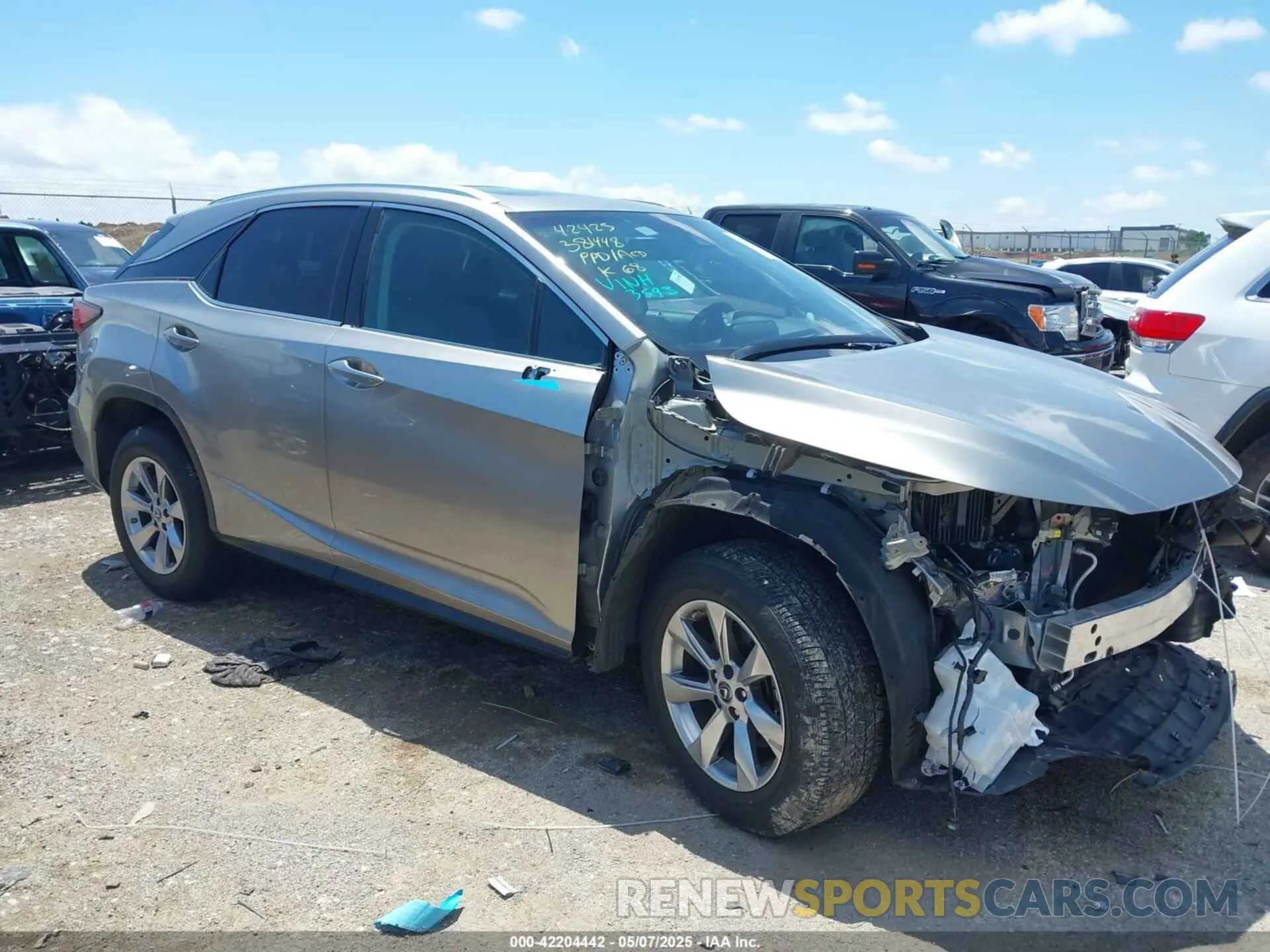 1 Photograph of a damaged car 2T2BZMCA1KC195203 LEXUS RX 350 2019