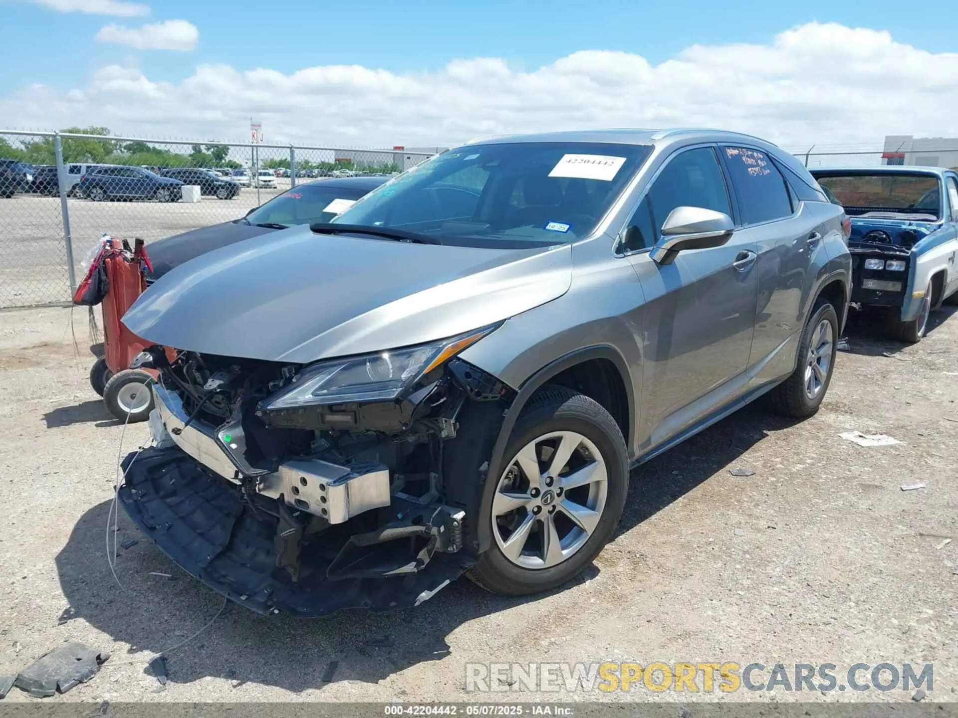 2 Photograph of a damaged car 2T2BZMCA1KC195203 LEXUS RX 350 2019
