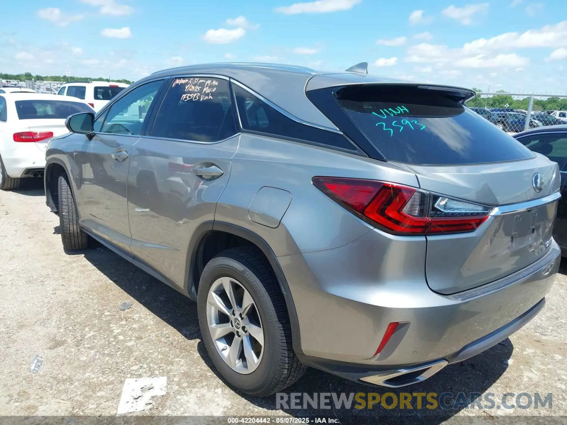 3 Photograph of a damaged car 2T2BZMCA1KC195203 LEXUS RX 350 2019