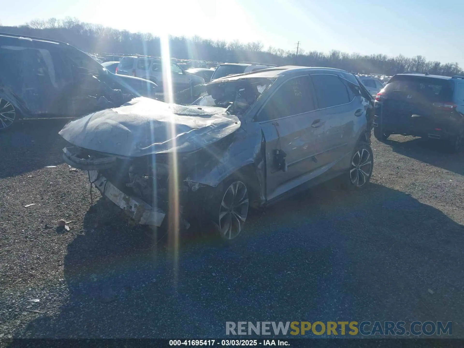 2 Photograph of a damaged car 2T2BZMCA3KC207125 LEXUS RX 350 2019
