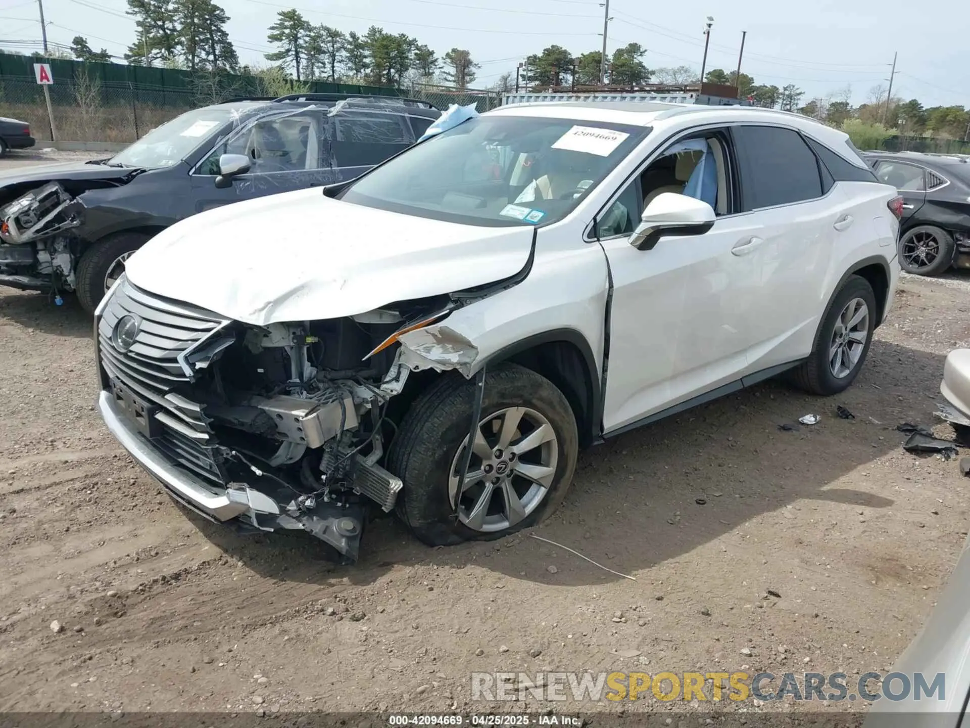 2 Photograph of a damaged car 2T2BZMCA3KC210705 LEXUS RX 350 2019