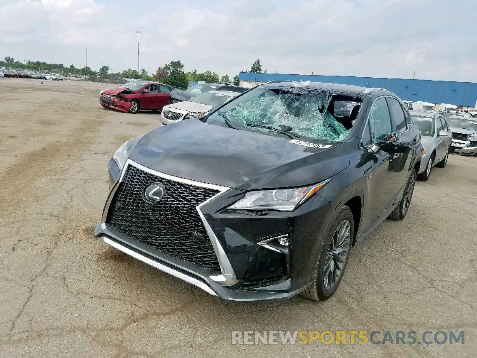 2 Photograph of a damaged car 2T2BZMCA5KC199819 LEXUS RX 350 2019