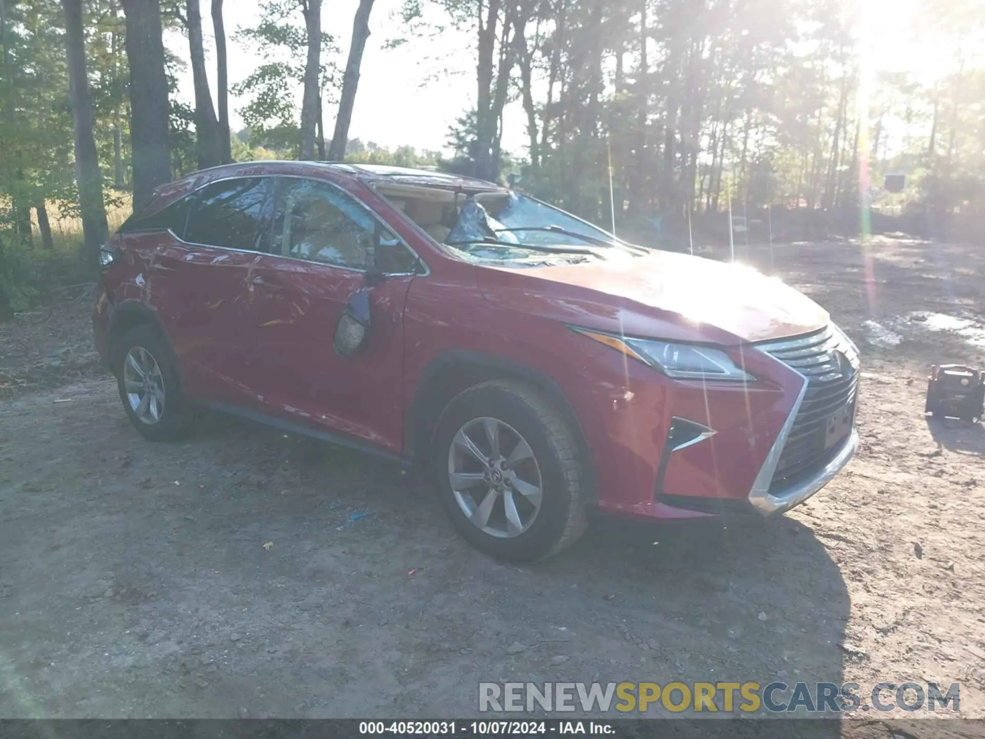 1 Photograph of a damaged car 2T2BZMCA5KC200483 LEXUS RX 350 2019