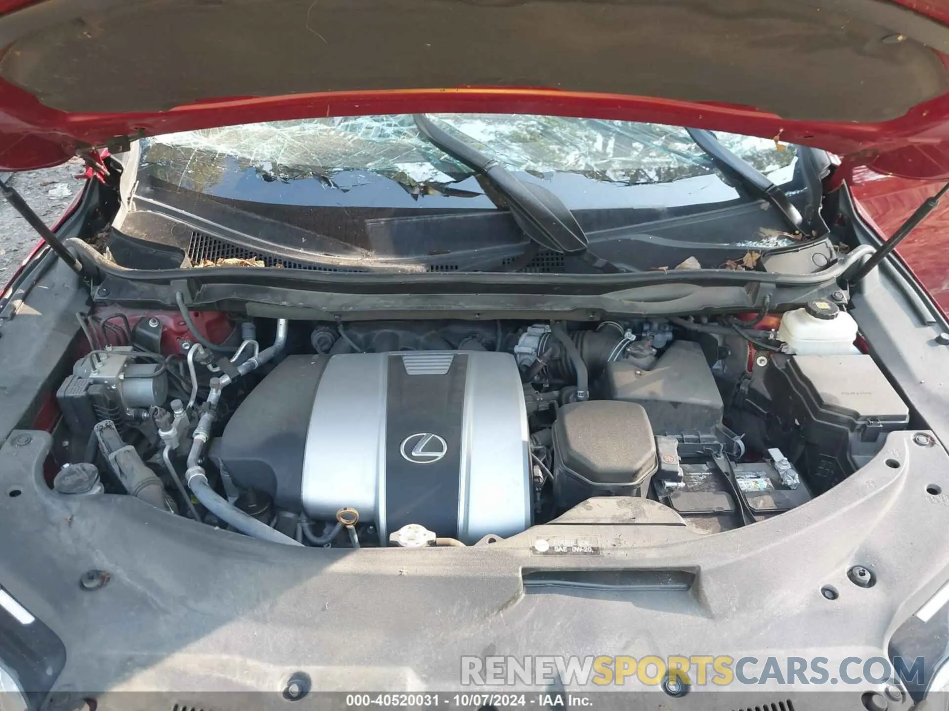 10 Photograph of a damaged car 2T2BZMCA5KC200483 LEXUS RX 350 2019