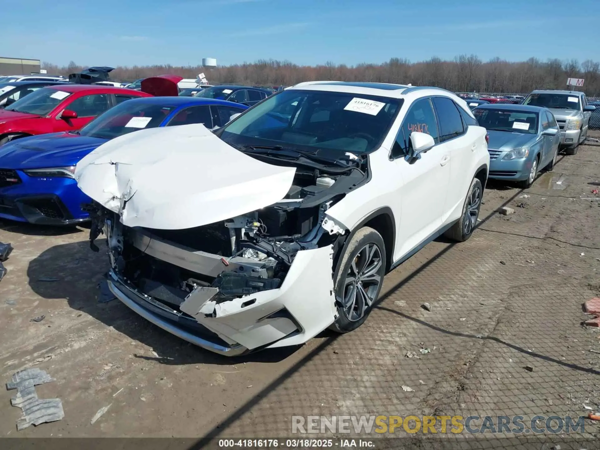 2 Photograph of a damaged car 2T2BZMCA7KC175473 LEXUS RX 350 2019