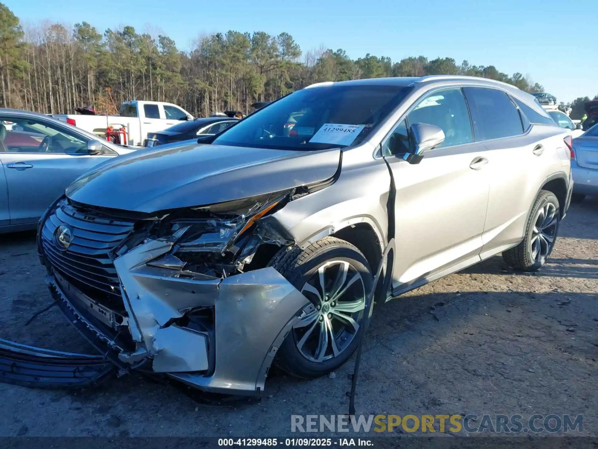 2 Photograph of a damaged car 2T2BZMCA7KC193276 LEXUS RX 350 2019